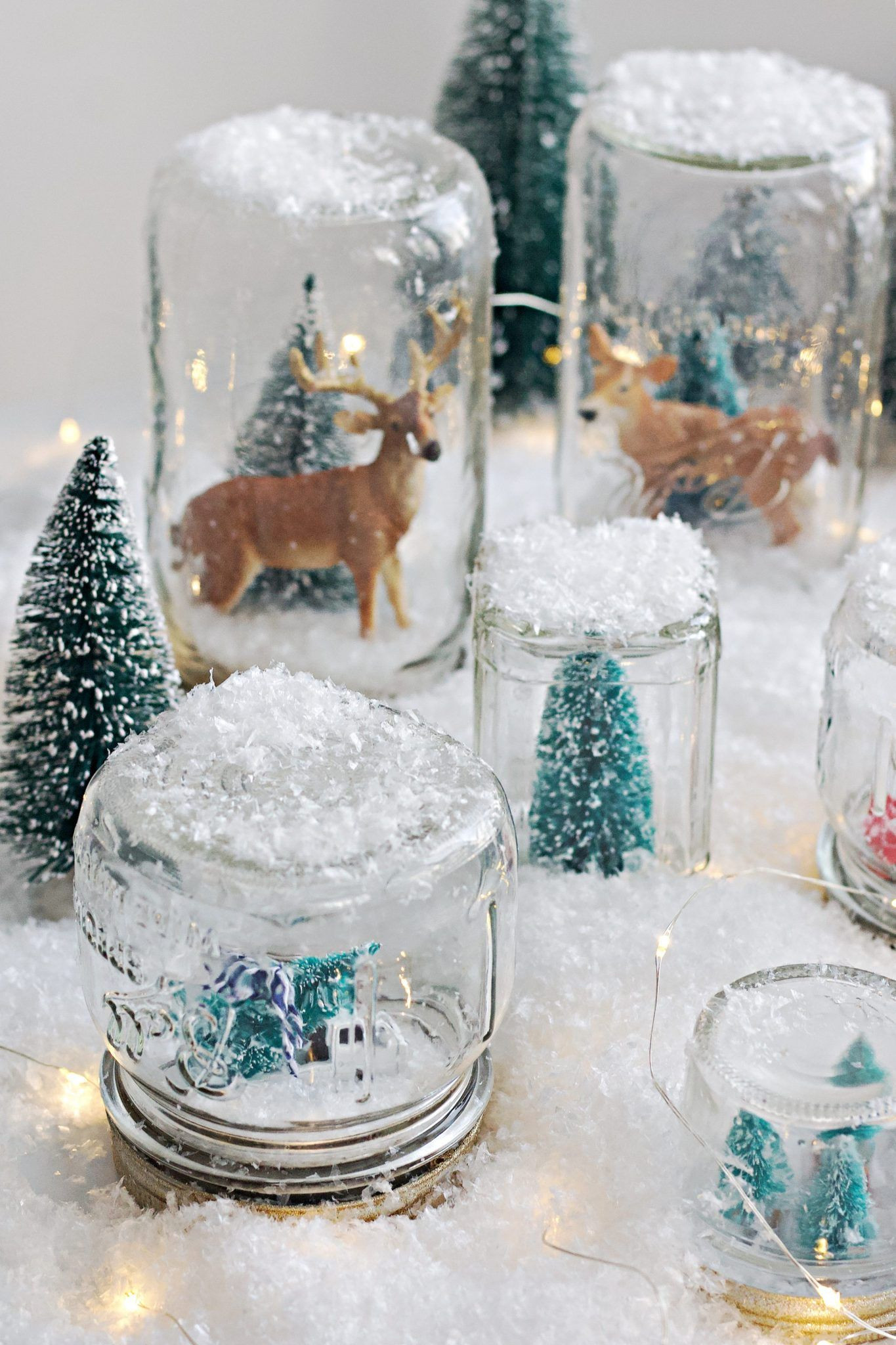 Snow Globes Diy Unique How to Make A Snow Globe Easy Dry Snow Globes