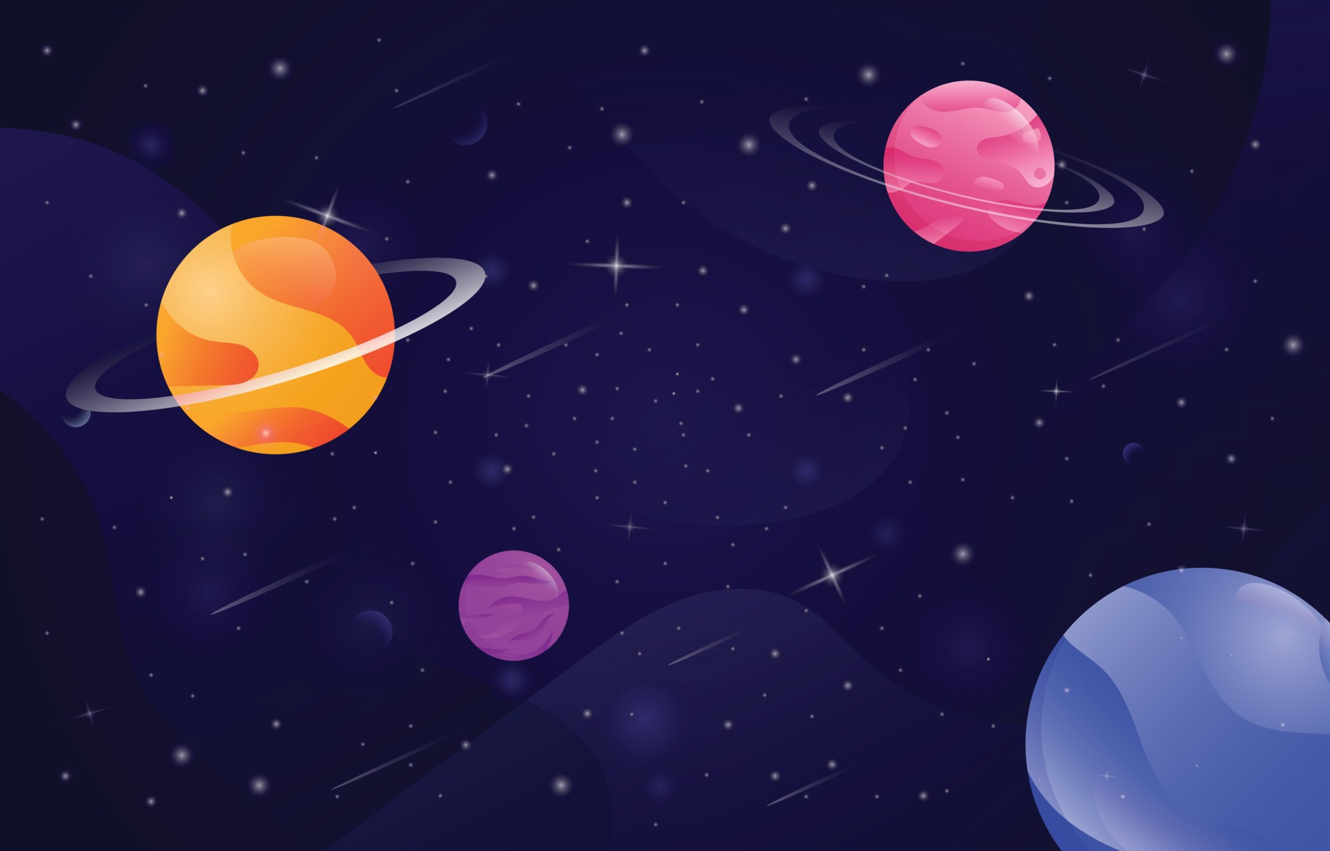 Space Background Clipart Unique Space and Planet Background Vector Art at Vecteezy