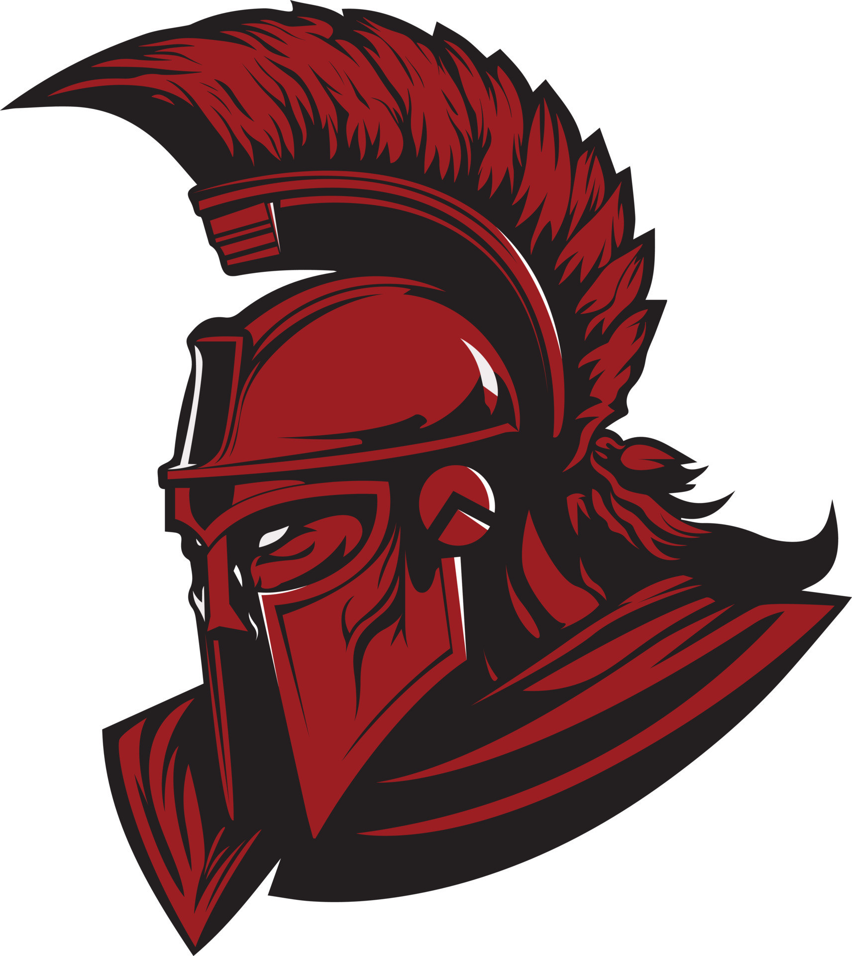 Spartan Logo Design Fresh Red Spartan Logo Vector Art at Vecteezy