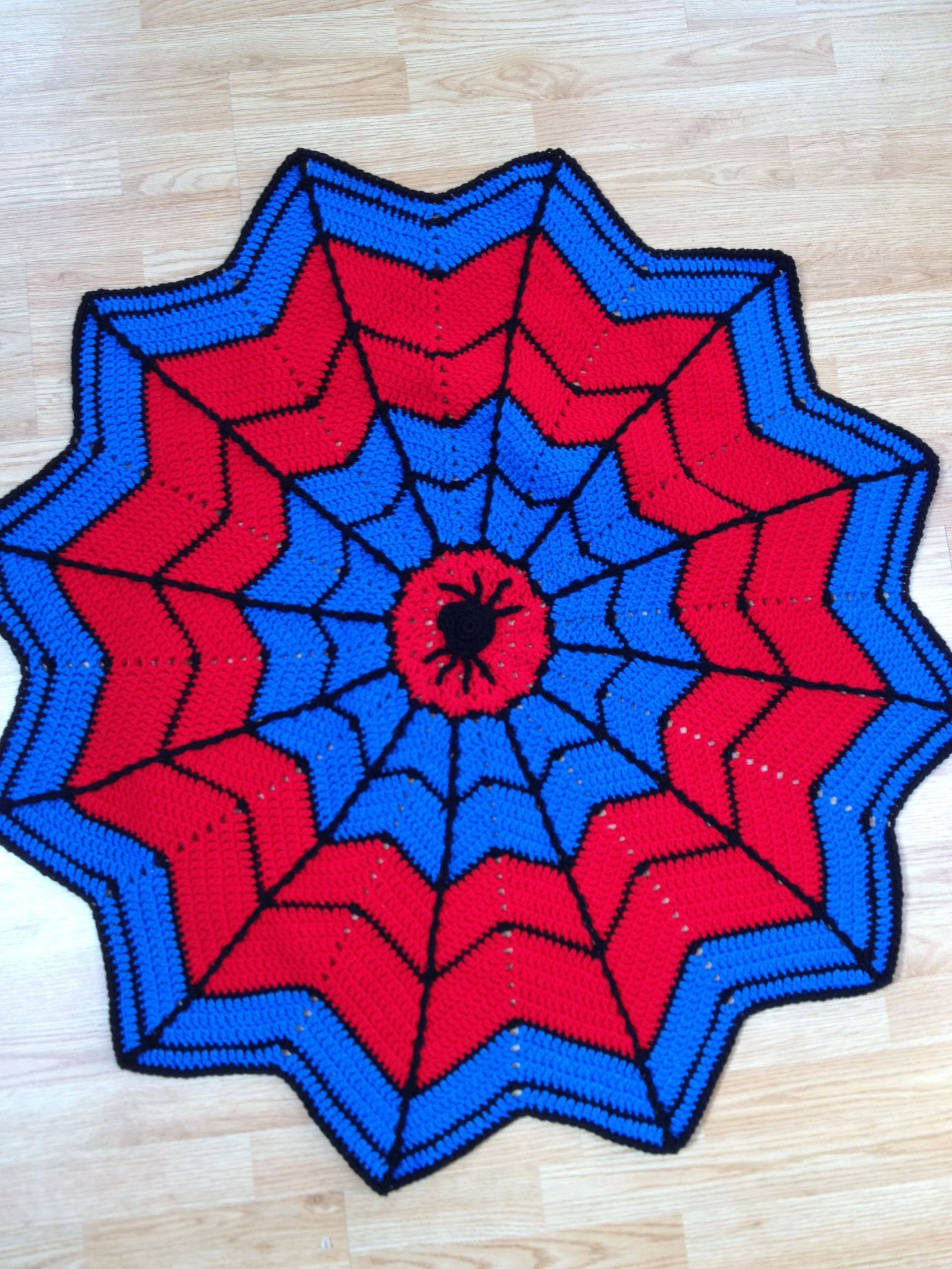 Spiderman Crochet Blanket Beautiful Spiderman Crochet Blanket Free Pattern