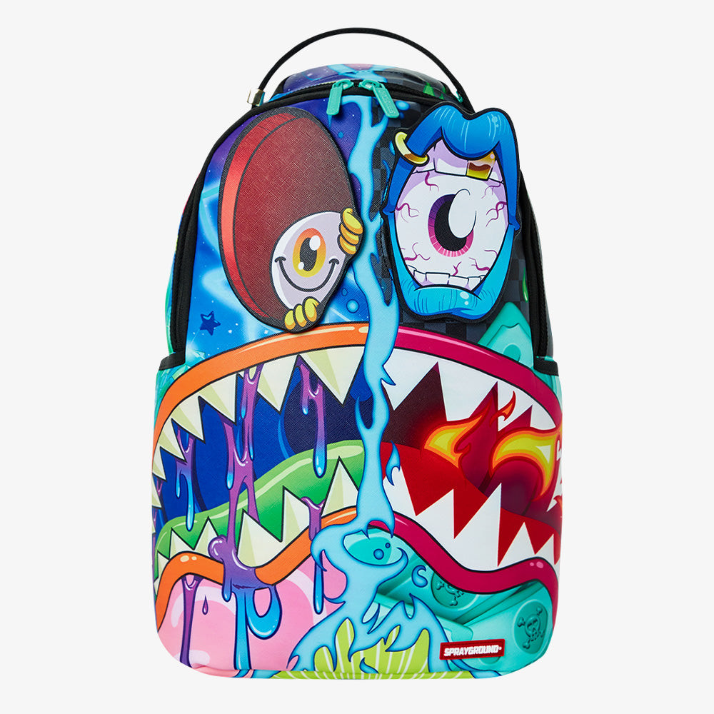 Sprayground Shark Backpack Inspirational Sprayground Backpack Crazy Shark Split Dlxsv with Removable Eyes M