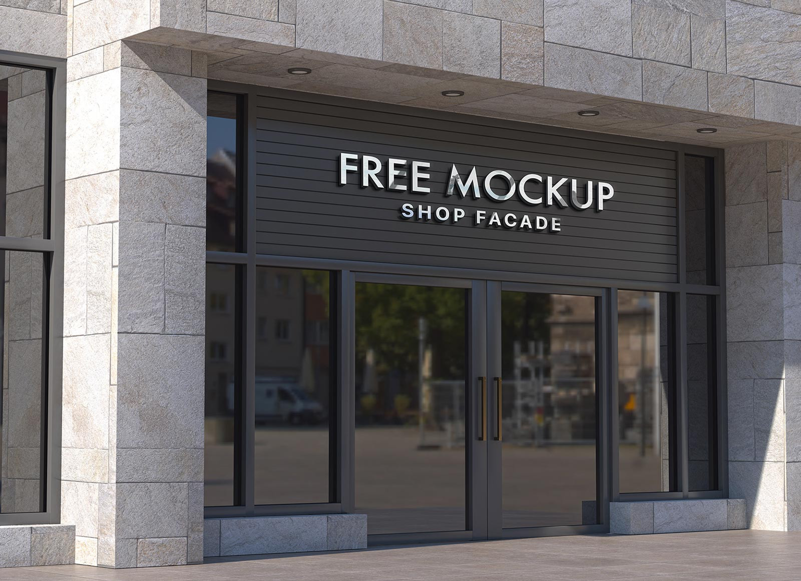 Store Front Mock Up Unique Free Storefront Facade Logo Mockup Psd Good Mockups