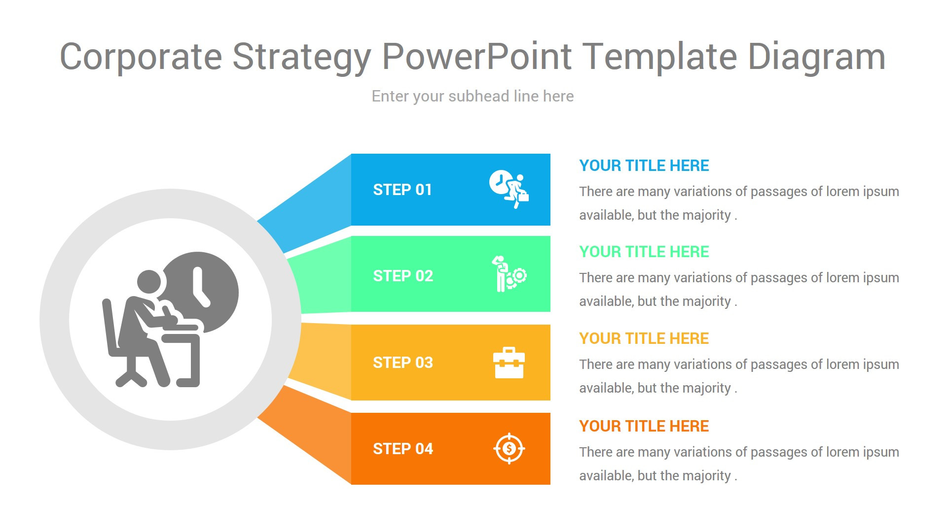 Strategy Template Ppt Best Of Corporate Strategy Powerpoint Template Diagram