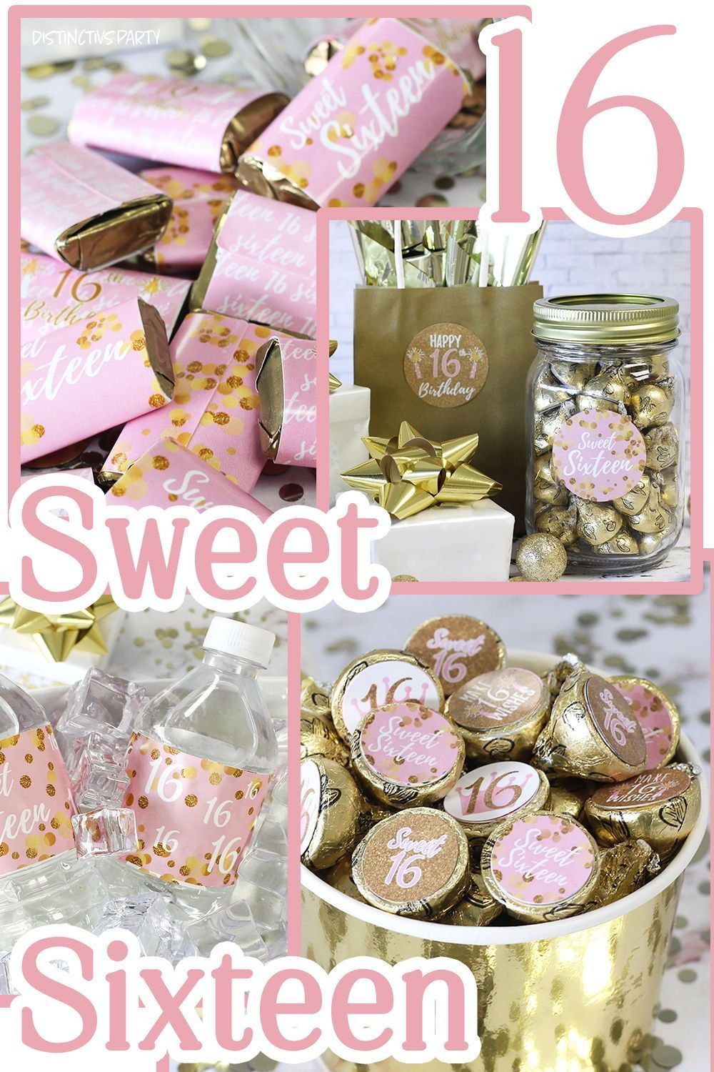 Sweet 16 Favors In Bulk Best Of Pink and Gold Sweet 16 Birthday Favor Ideas Sweet 16 Party Supplies