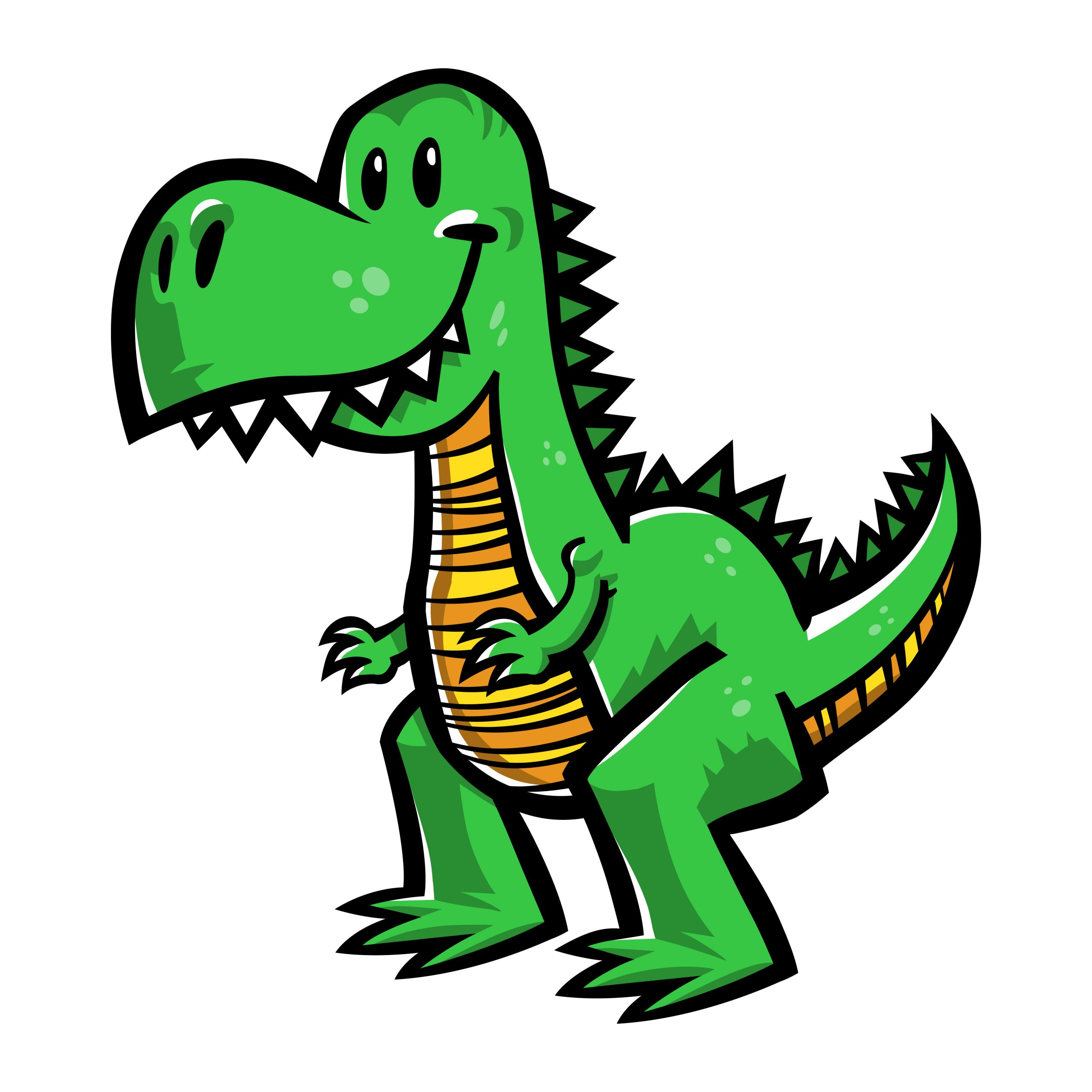 T Rex Clip Art Beautiful Dinosaur Tyrannosaurus Rex T Rex Cartoon Vector Art at Vecteezy