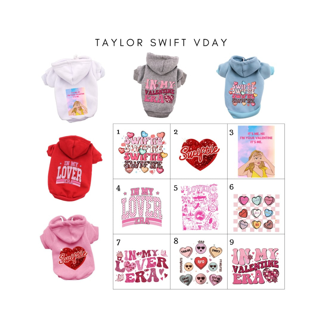 Taylor Swift Dog Sweater Unique Taylor Swift Dog Clothes Valentine S Day Dog Sweater for Small and