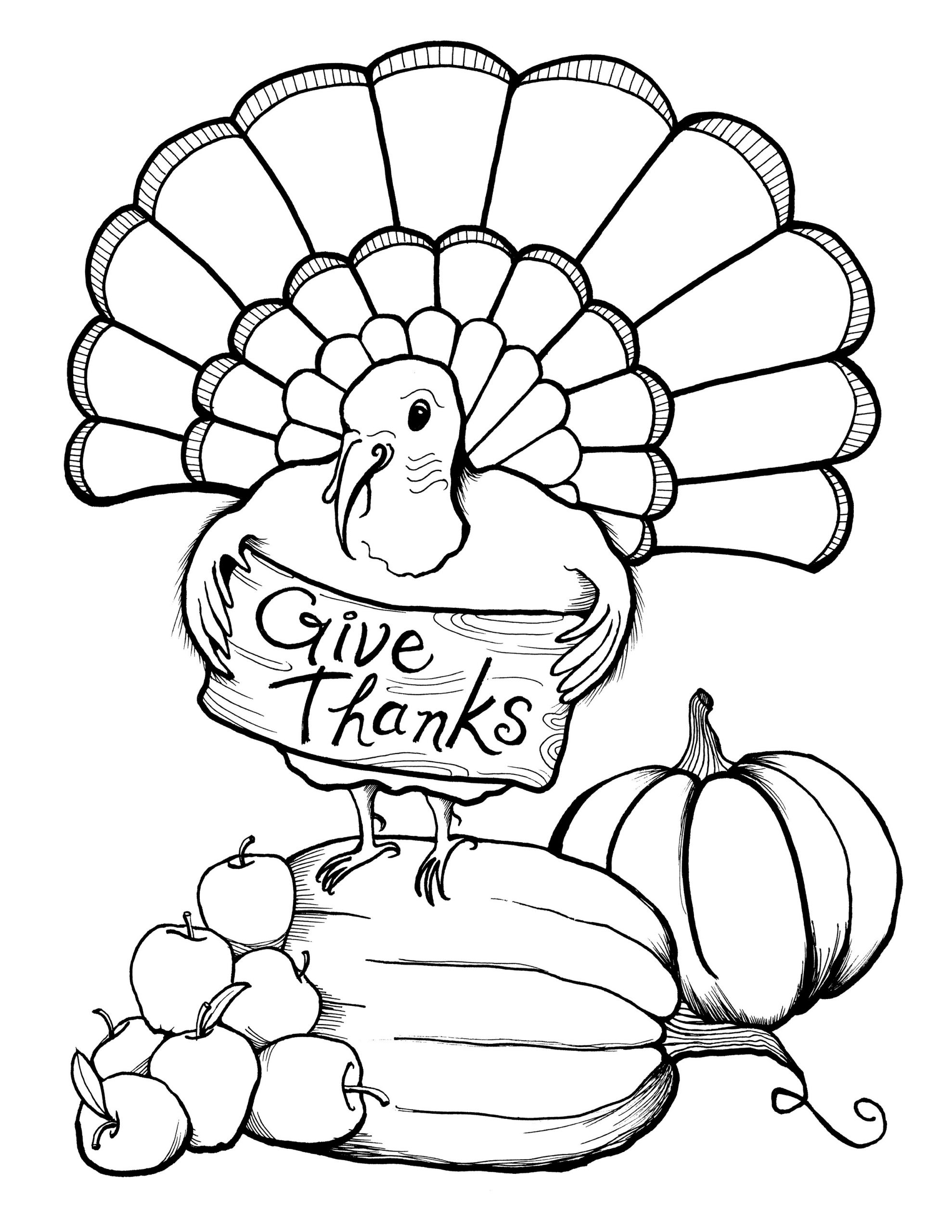 Thanksgiving Printable Pictures to Color Fresh Printable Thanksgiving Coloring Pages