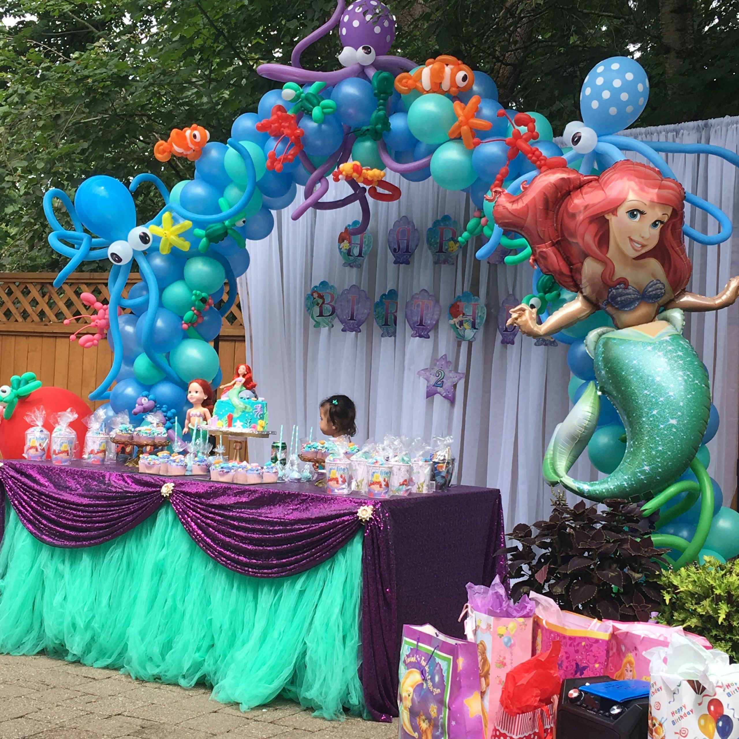 The Little Mermaid Birthday Party Supplies Luxury Little Mermaid Party Decor Ideas by Balloonsandpaperbloomer Little