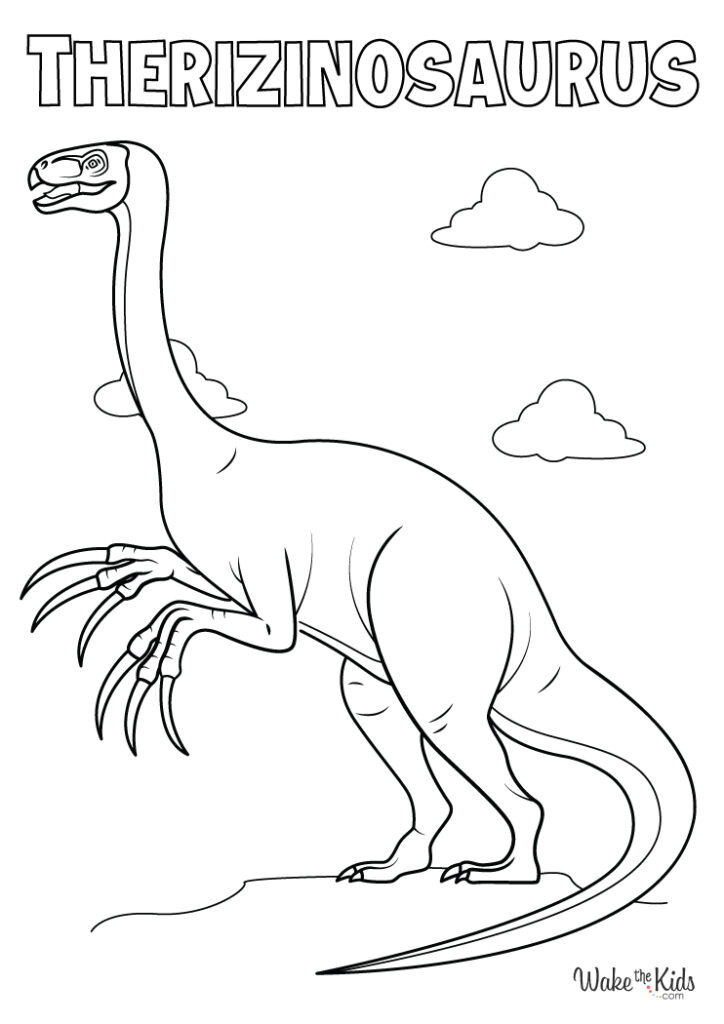 Therizinosaurus Coloring Page Awesome therizinosaurus Coloring Pages Free Printable Pdfs