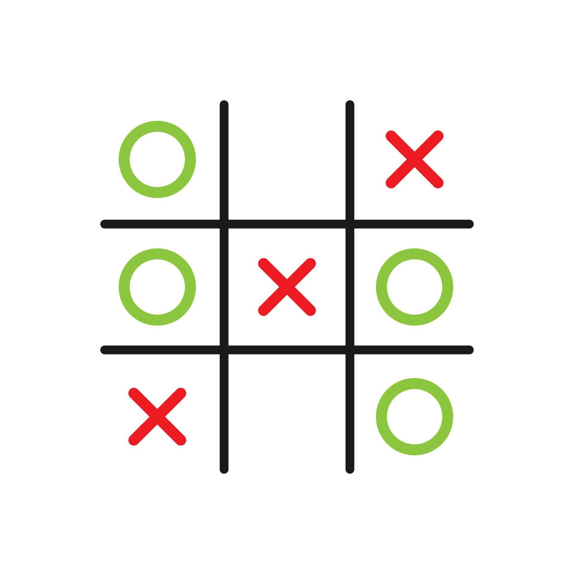 Tic Tac toe Clipart Awesome Tic Tac toe Colored Clip Art for Kids Tic Tac toe Game Red and Green