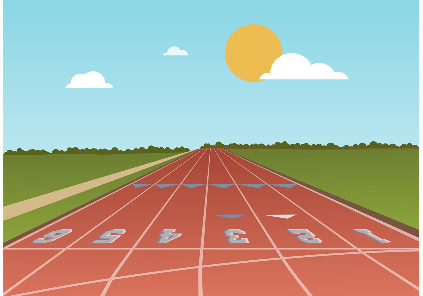 Track Clip Art New Running Track Free Vector Art 3 604 Free Downloads