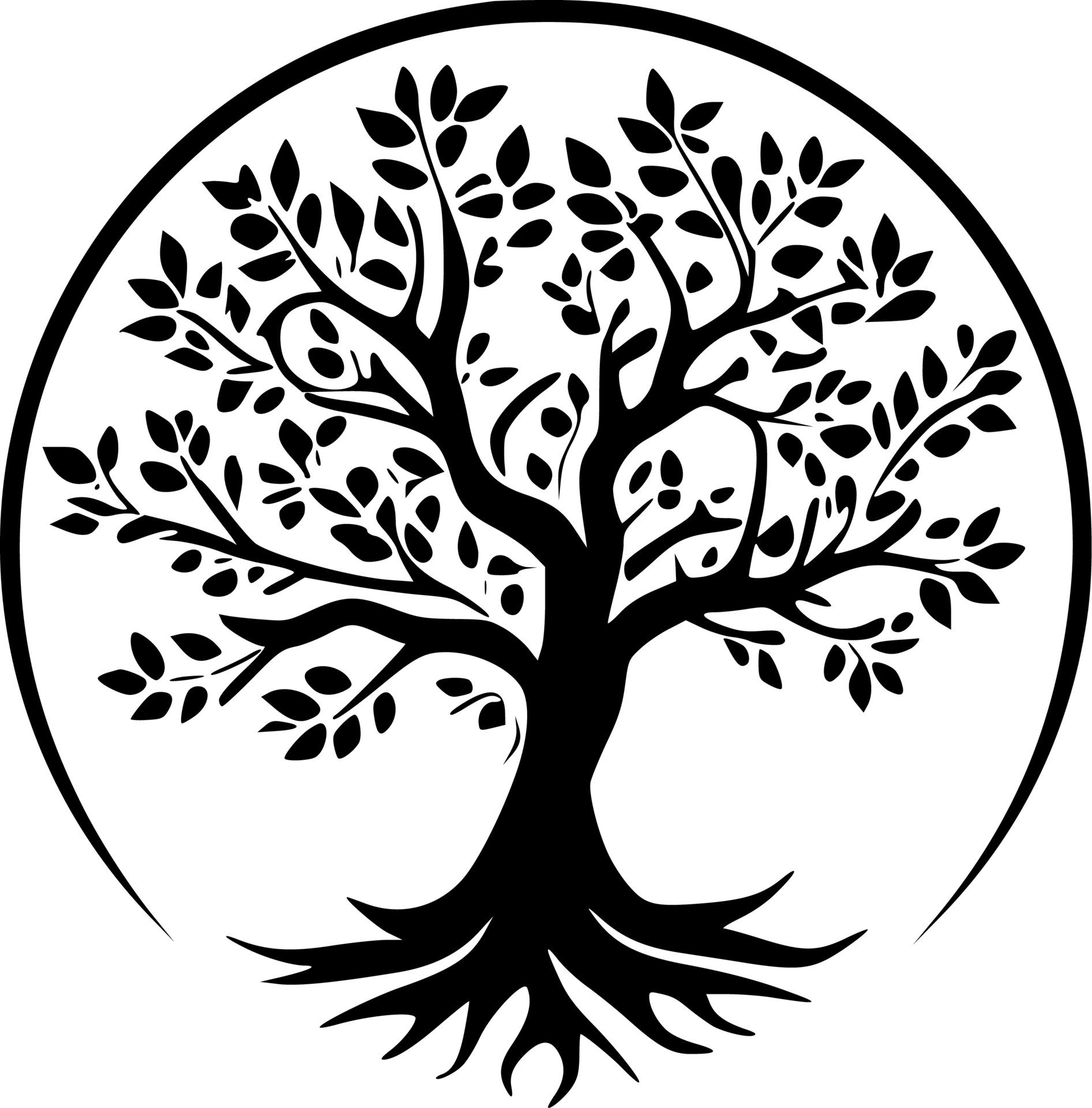 Tree Of Life Vector Fresh Tree Of Life Minimalist and Simple Silhouette Vector Illustration