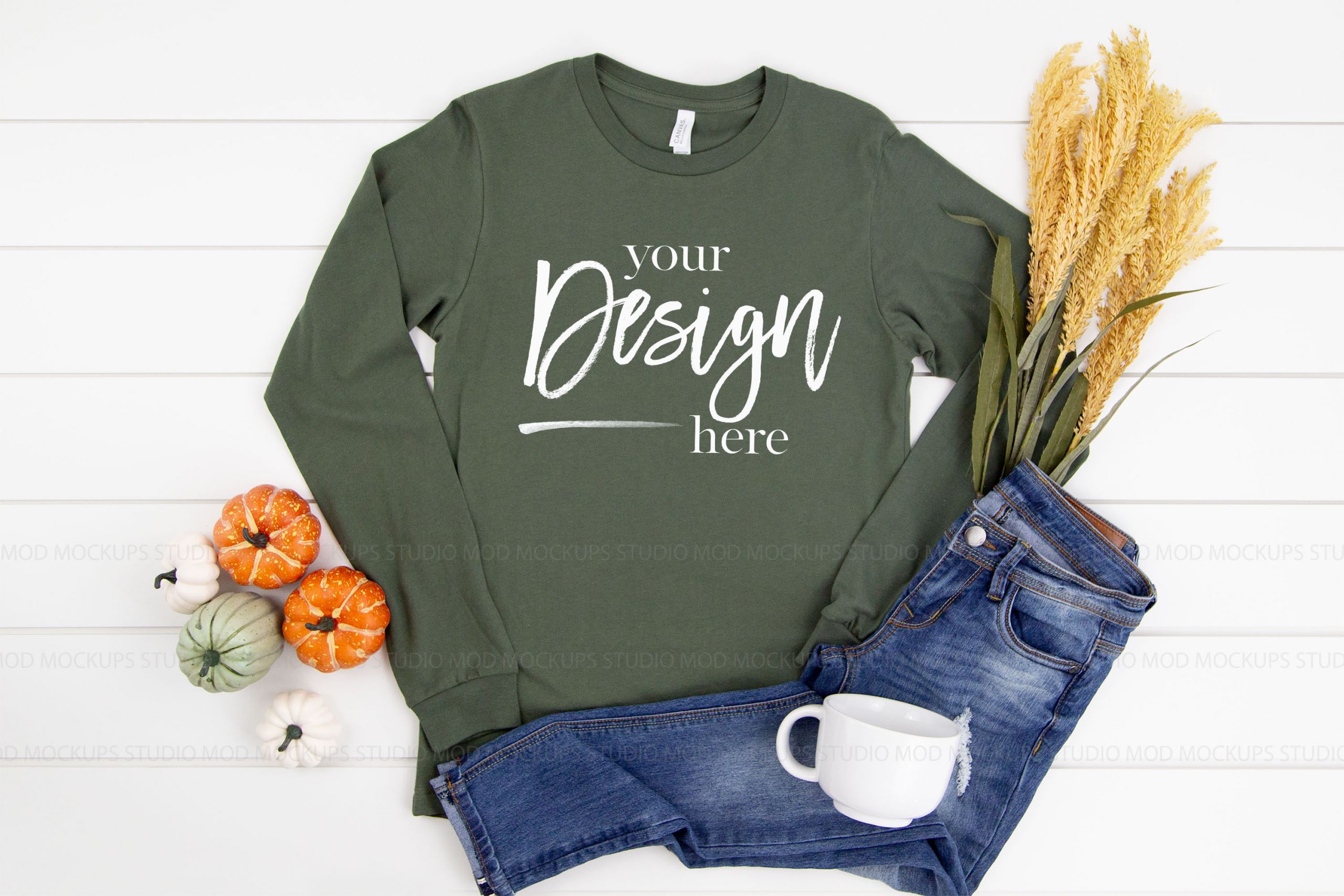 Tshirt Mockup Canva Best Of Long Sleeve Tshirt Mockup Military Green