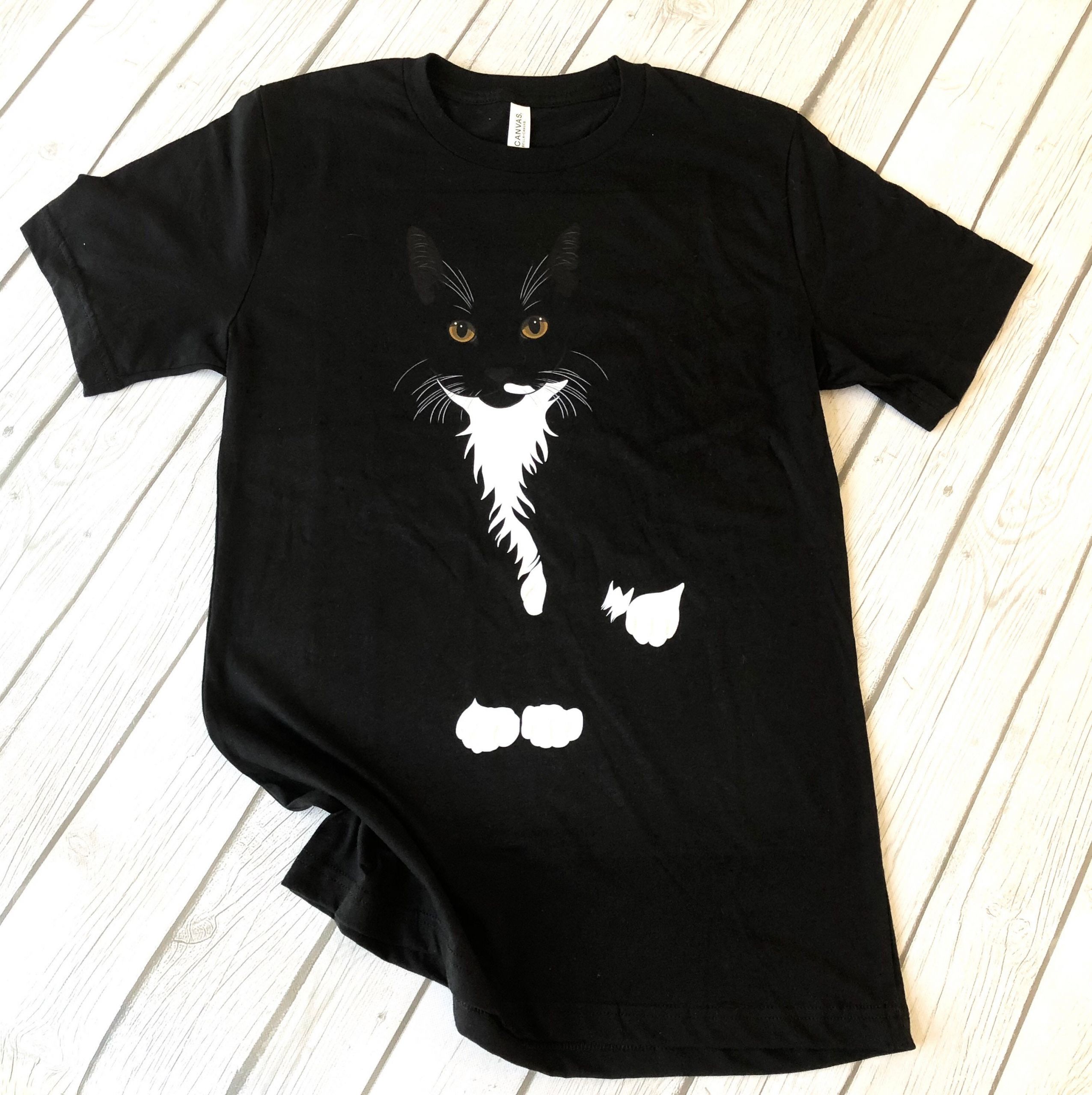 Tuxedo Cat Shirts Inspirational Tuxedo Cat T Shirt Men S Black and White Cat Shirt Cat