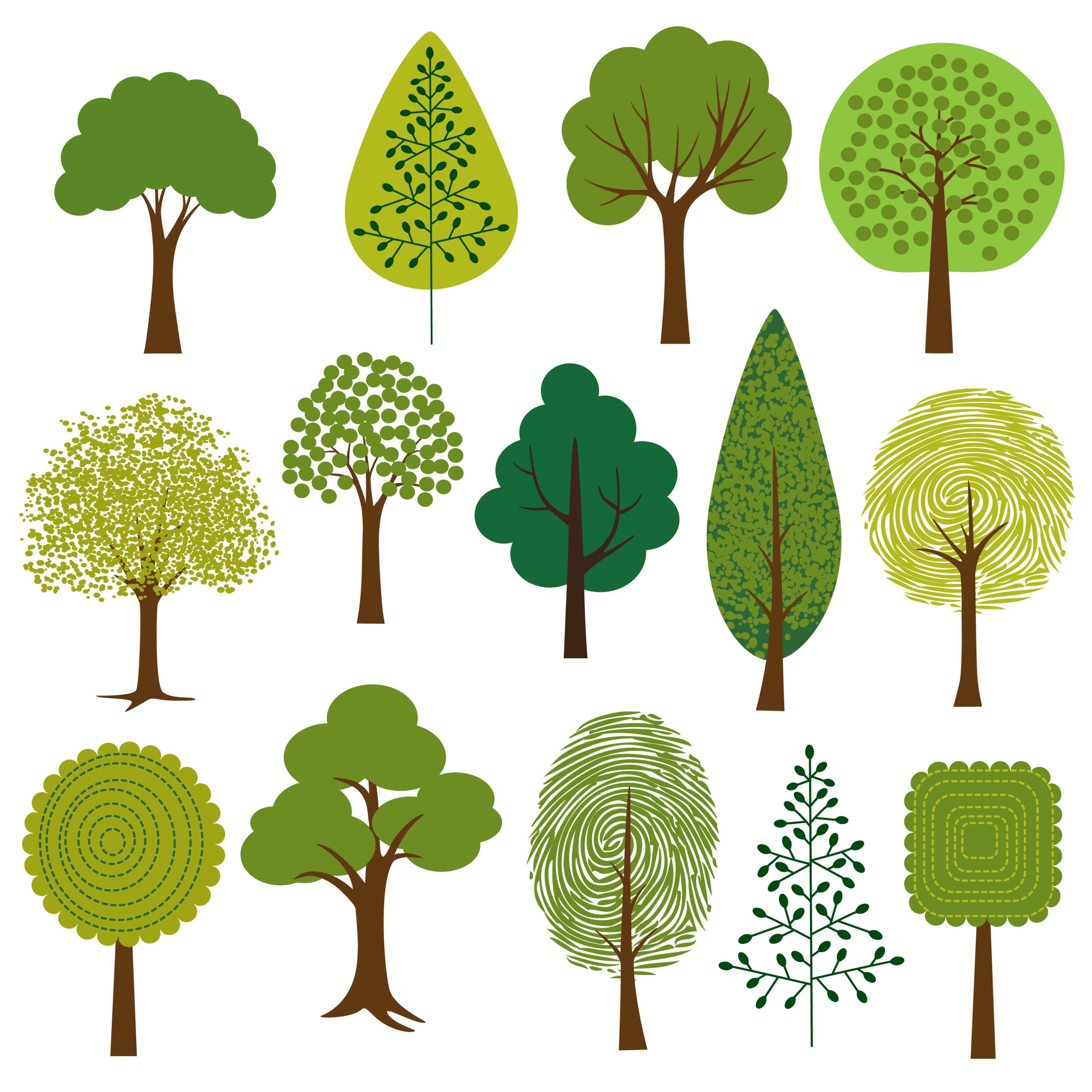 Vector Illustration Tree Inspirational Vector Trees Vector Art at Vecteezy