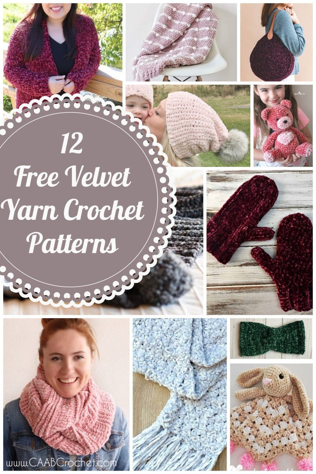 Velvet Yarn Crochet Patterns Awesome 12 Velvet Yarn Crochet Patterns In 2020