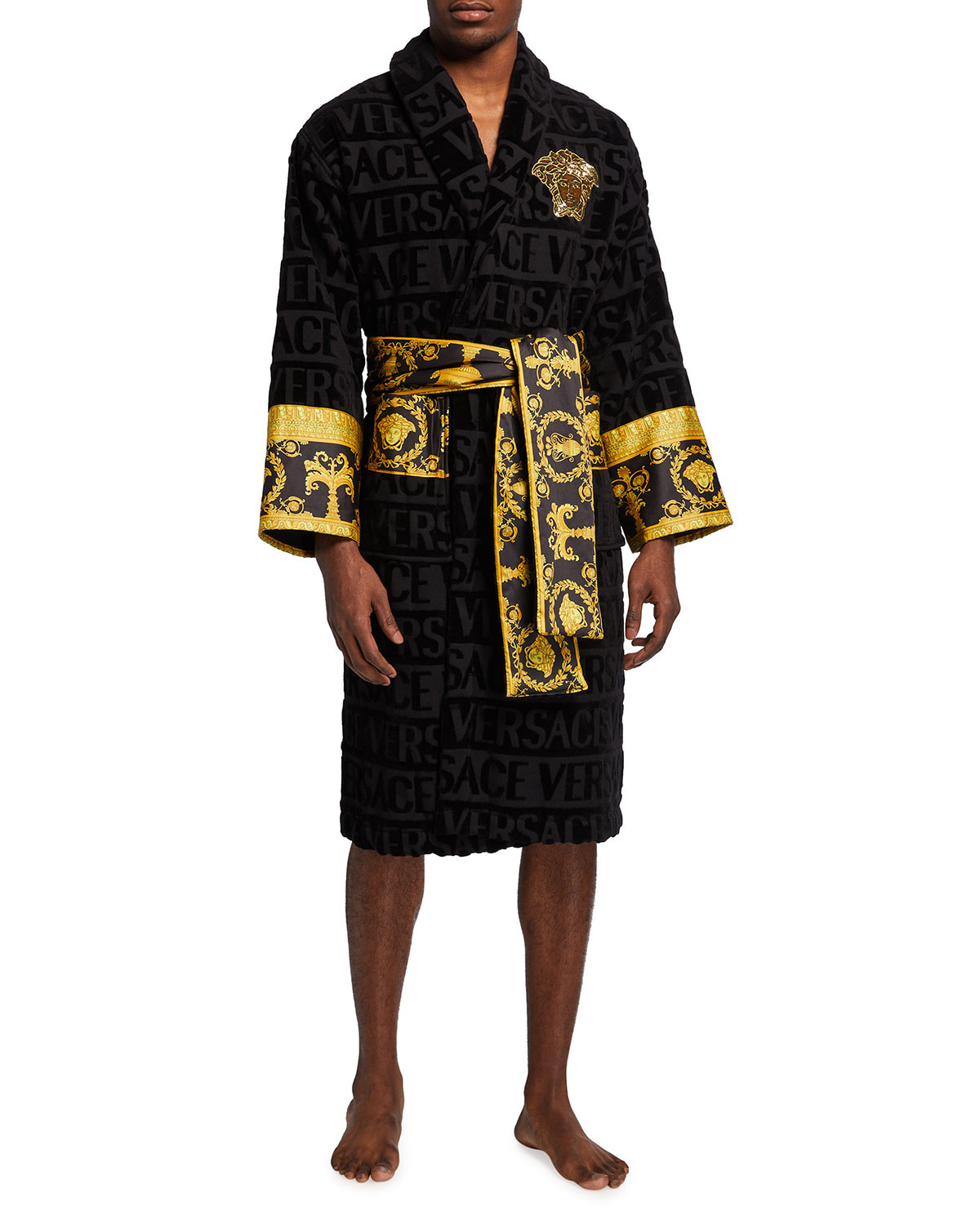 Versace Robe Men Fresh Versace Men S Medusa Logomania Robe