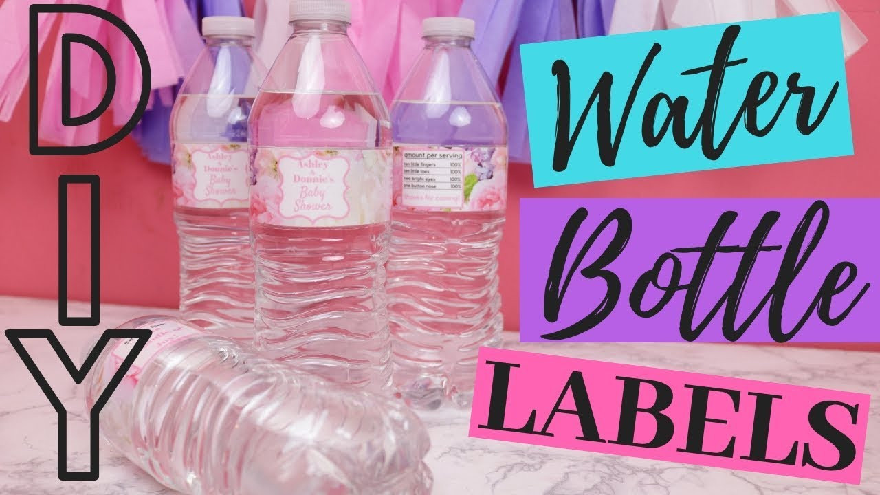 Water Bottle Labels Diy Inspirational How to Make Your Own Custom Diy Water Bottle Labels