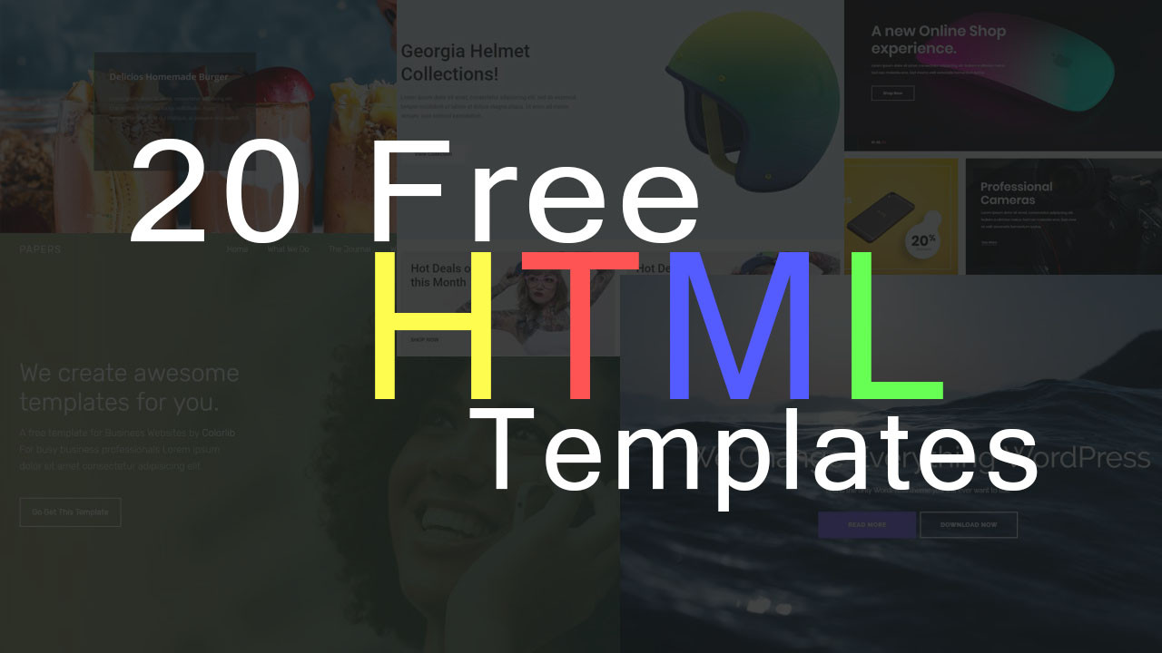 Website Templates Download Elegant 20 Free HTML Templates for Your Website Best HTML Website Template