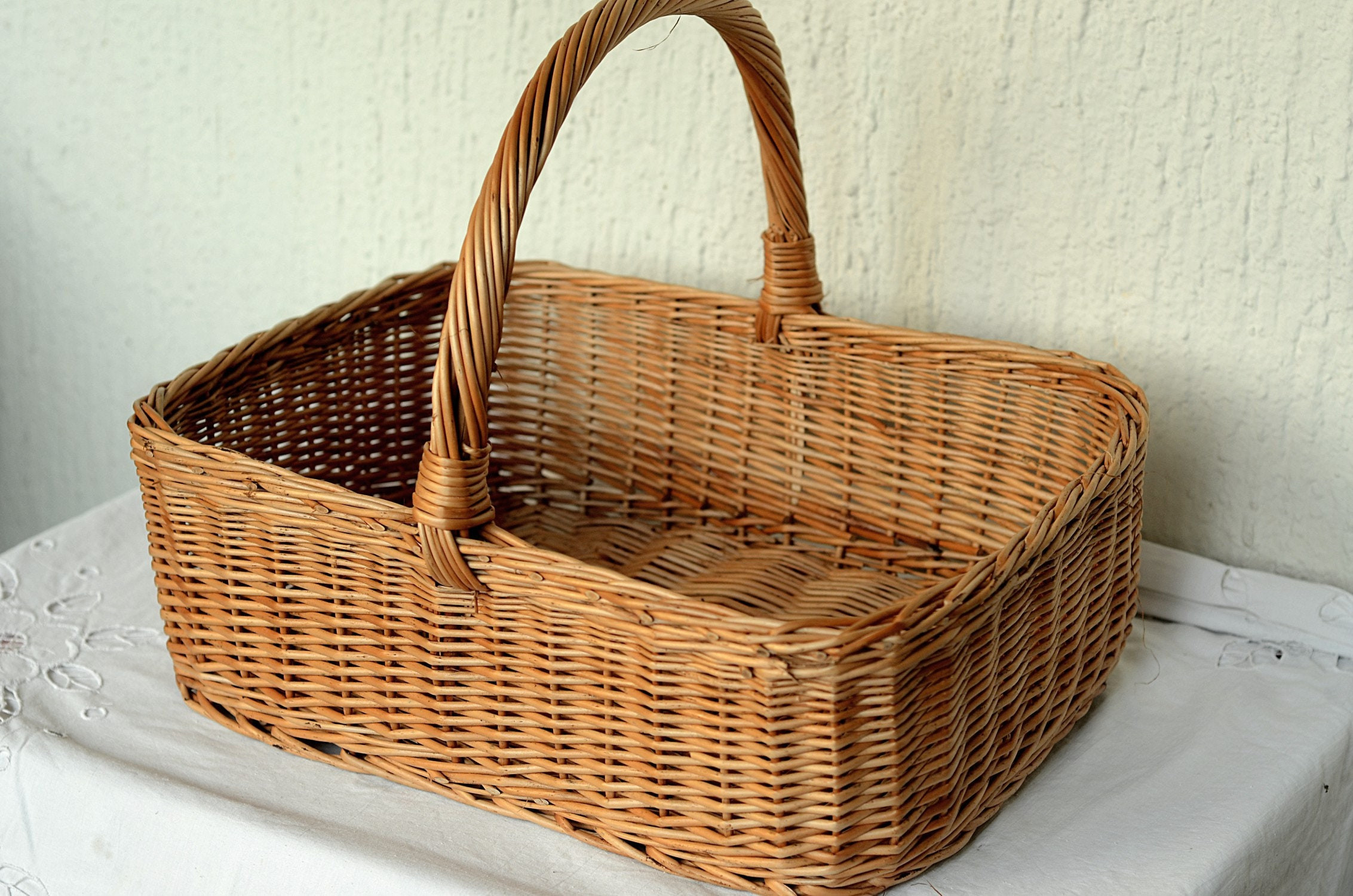 Wicker Gift Baskets Fresh Rectangular Wicker Basket Display Basket Gift Etsy