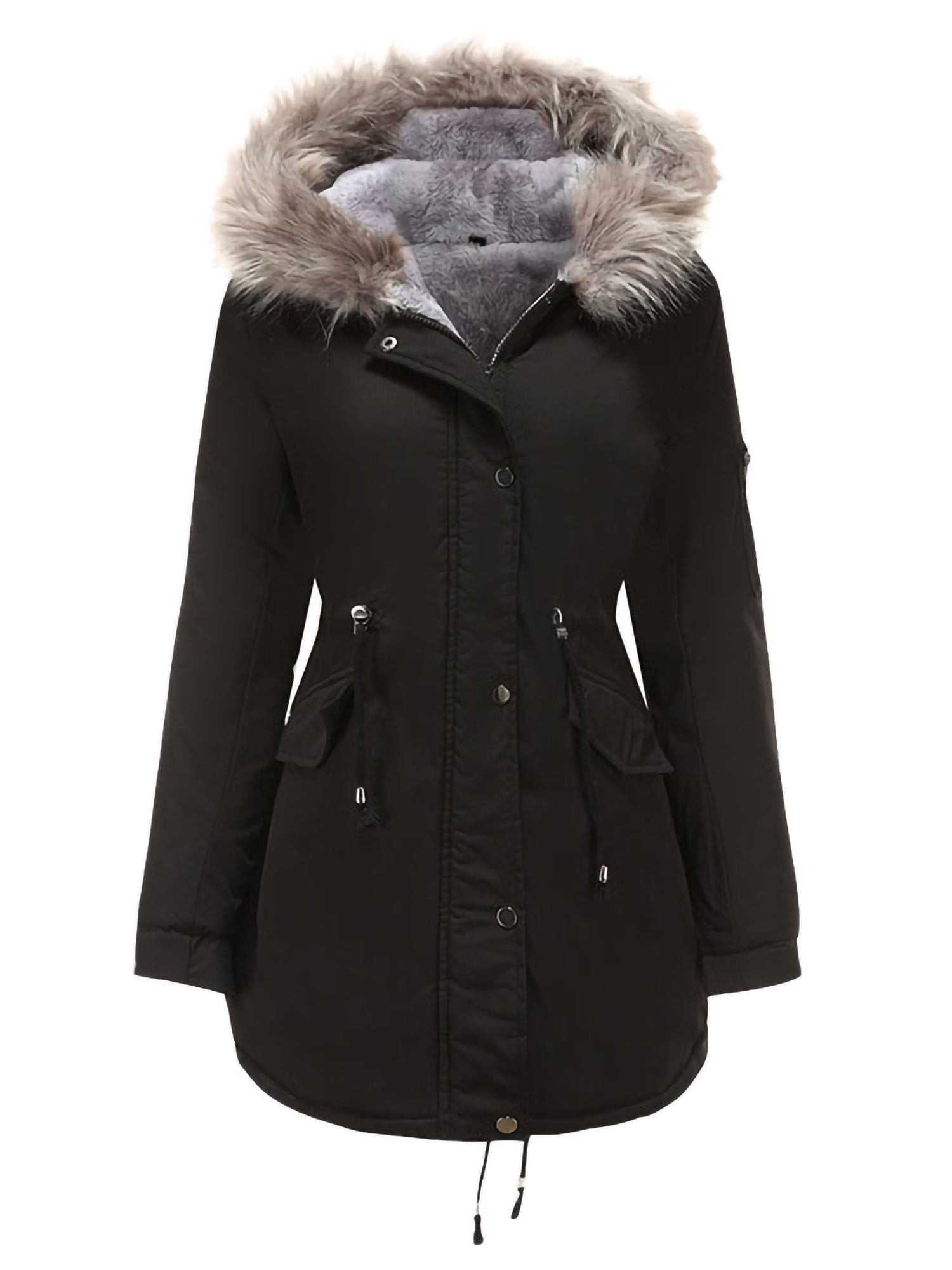 Winter Coats Women Sale New Women S Thicken Winter Coat Classic Quilted Parka Jacket with Fur Hood