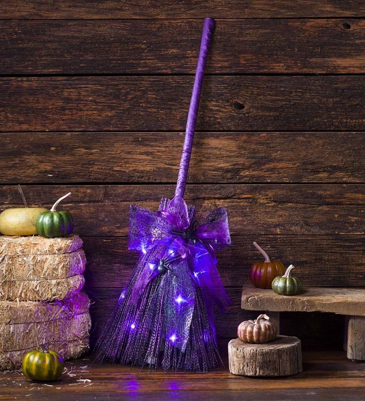 Witch Broom Decor Lovely Our Lighted Witch S Broom Will Sweep You Off Your Feet This Halloween