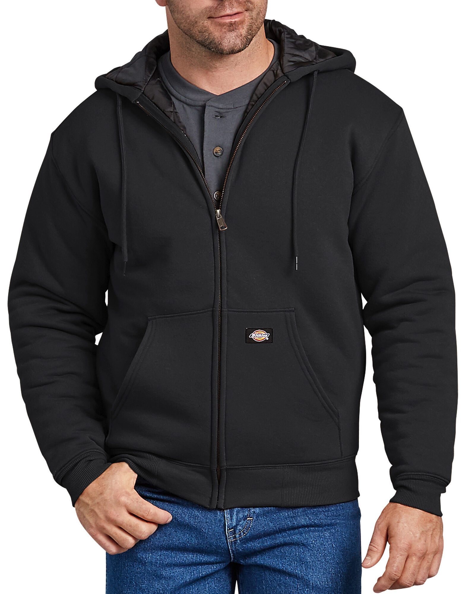 Work Hoodies for Men Awesome Heavyweight Fleece Hoo Quilted Sweater