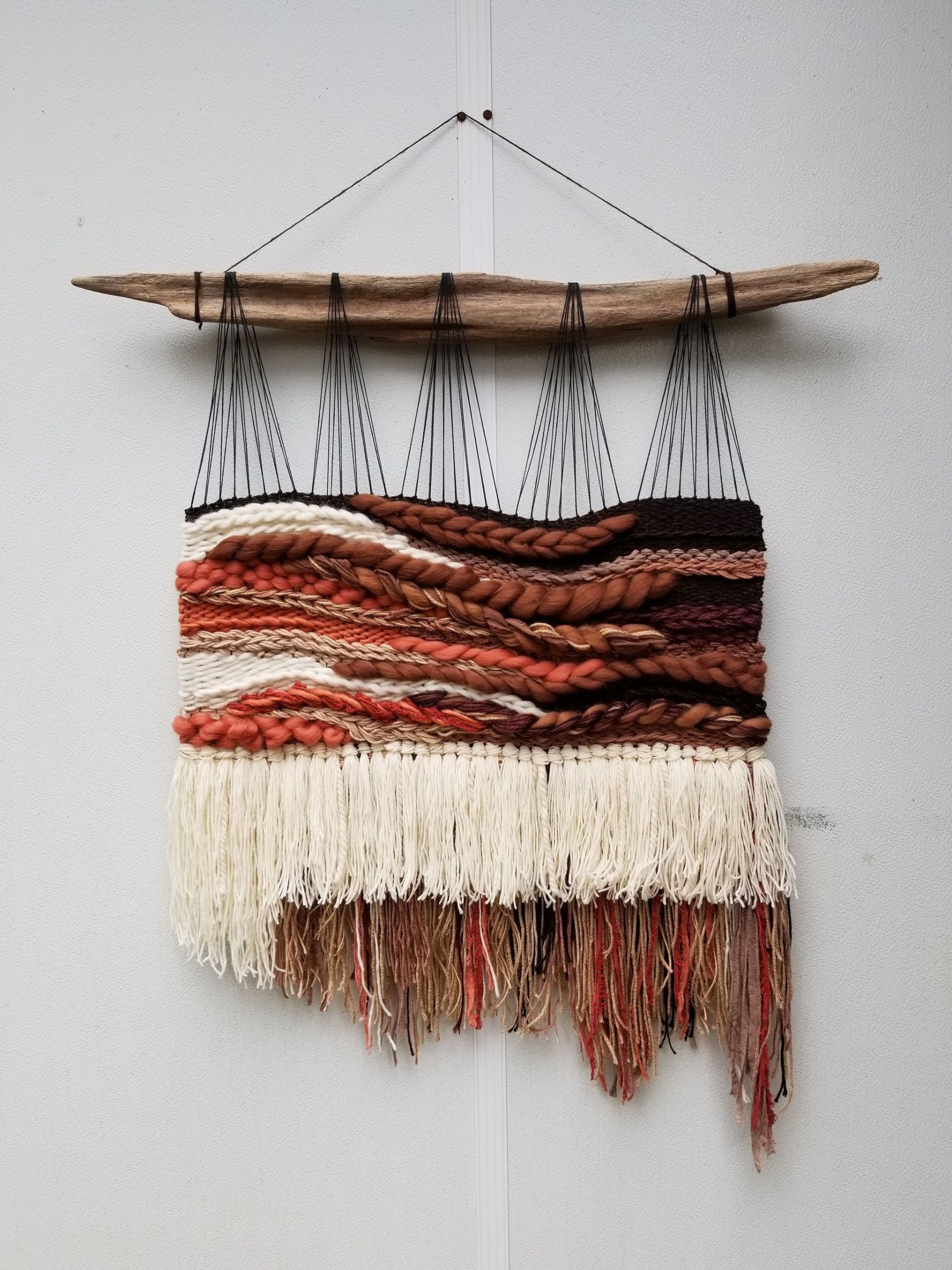 Woven Wall Hangings New southwestern Inspired Woven Wall Hanging Made to order Mosshound