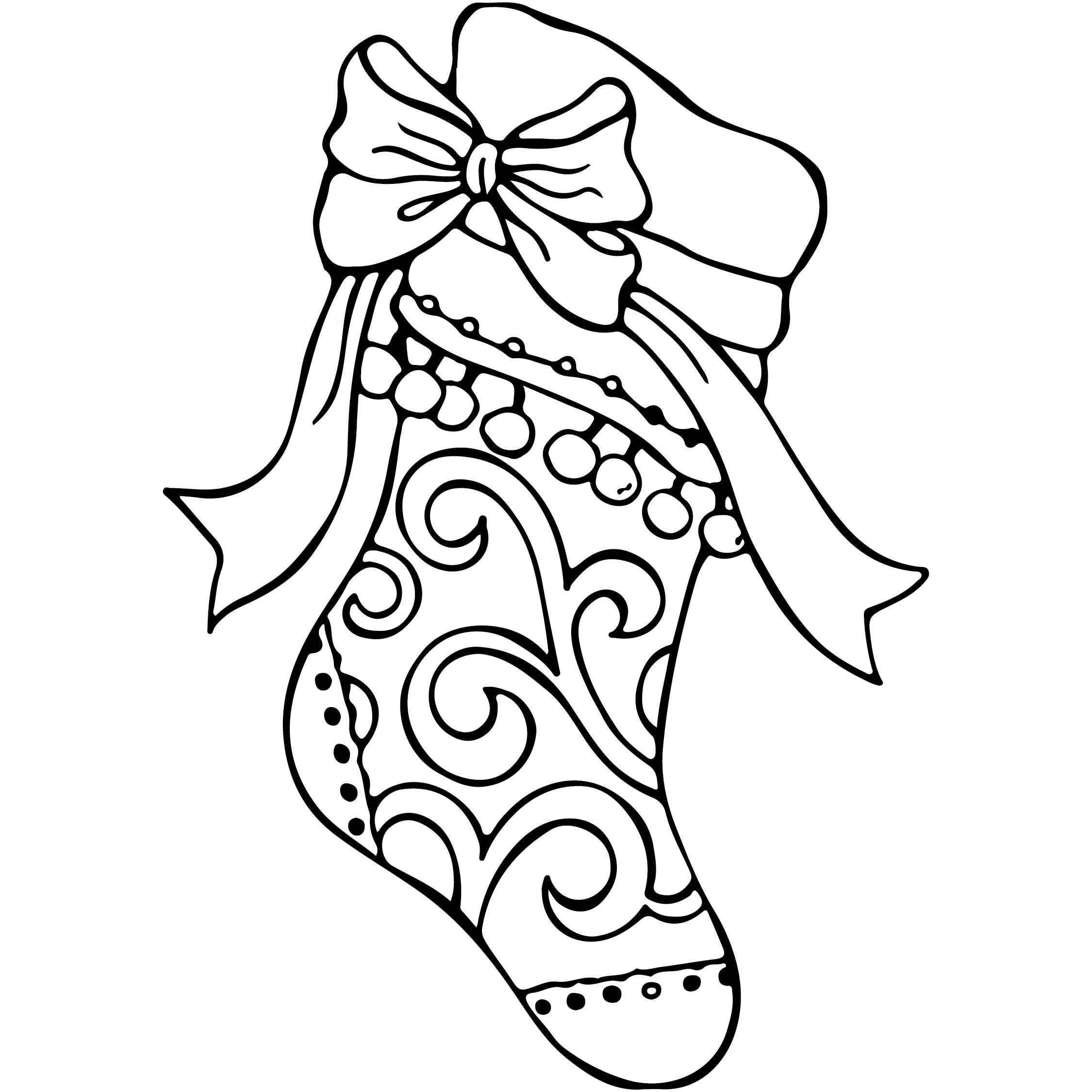 Xmas Stocking Coloring Page Unique Christmas Stocking Coloring Pages 15 Free Pdf Printables