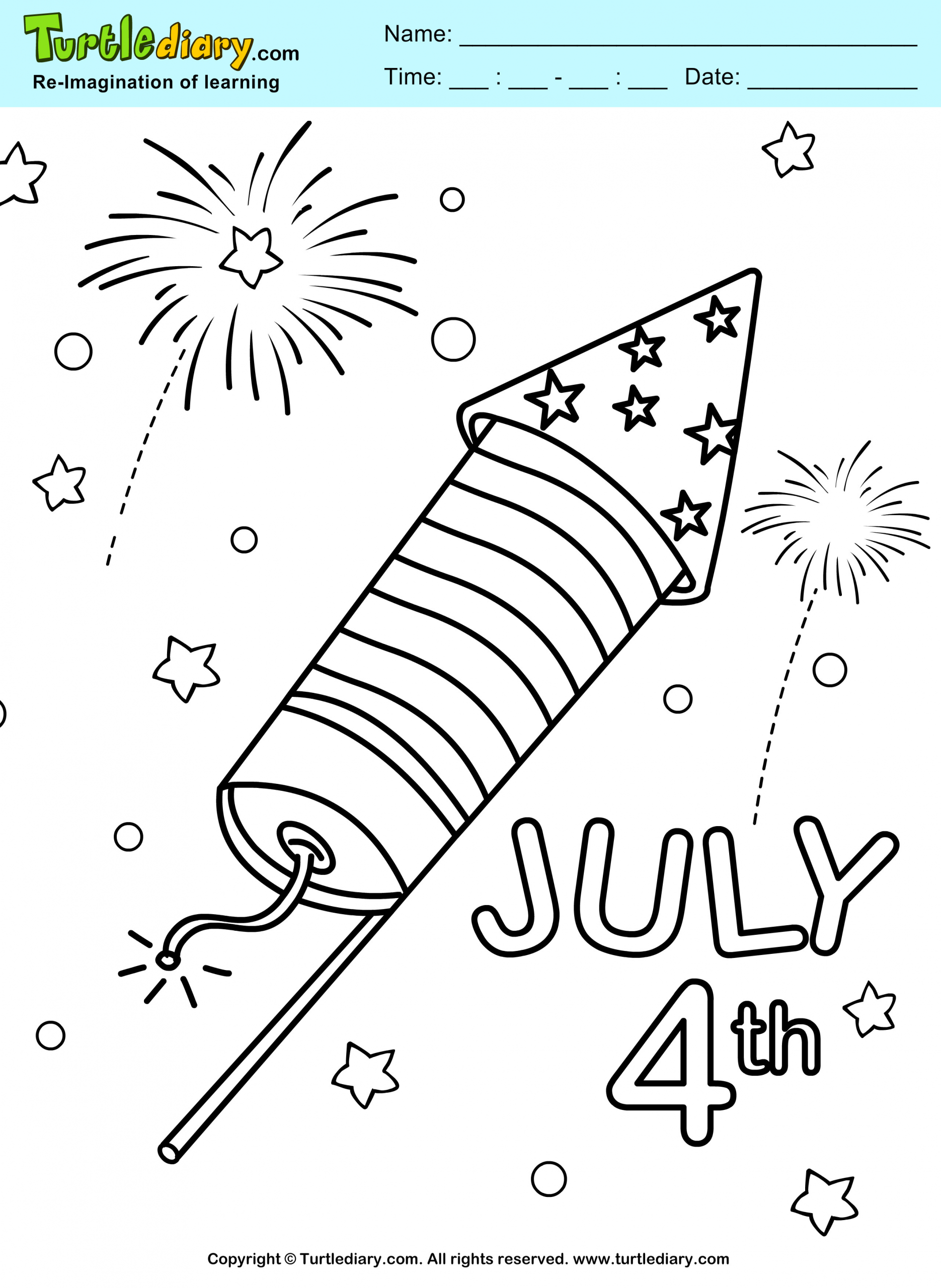 4th Of July Color Sheet Luxury Free Printable Fourth July Coloring Pages