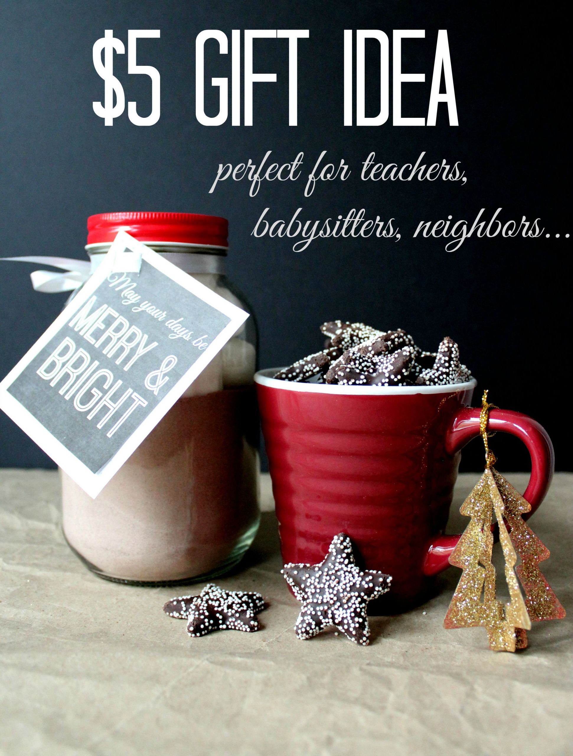 $5 Christmas Gifts for Coworkers Luxury Simple Holiday $5 T Idea