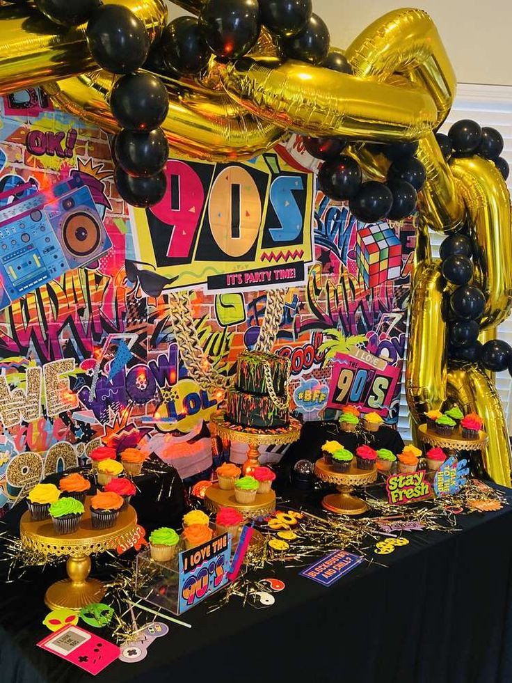 90s theme Birthday Party Awesome 90’s Birthday Party Ideas 3 Of 3 In 2021