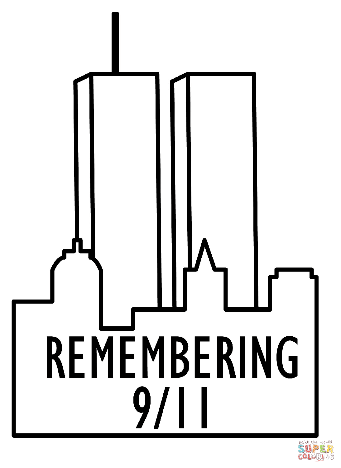 911 Coloring Page Best Of Remembering 9 11 Coloring Page