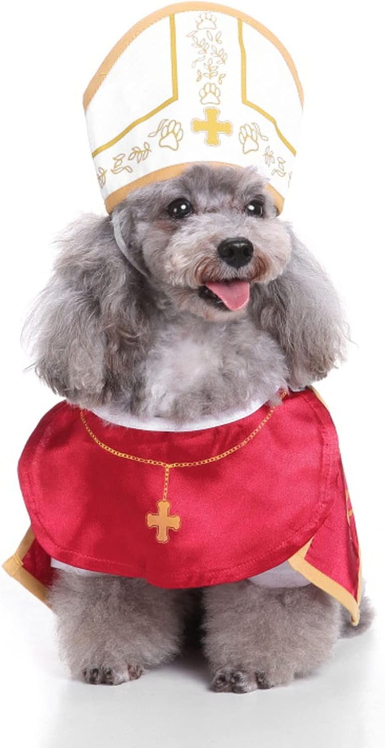 Amazon Com Dog Costumes Fresh Amazon Lfzhjzc Dog Halloween Costumes Priest Dog Customs for