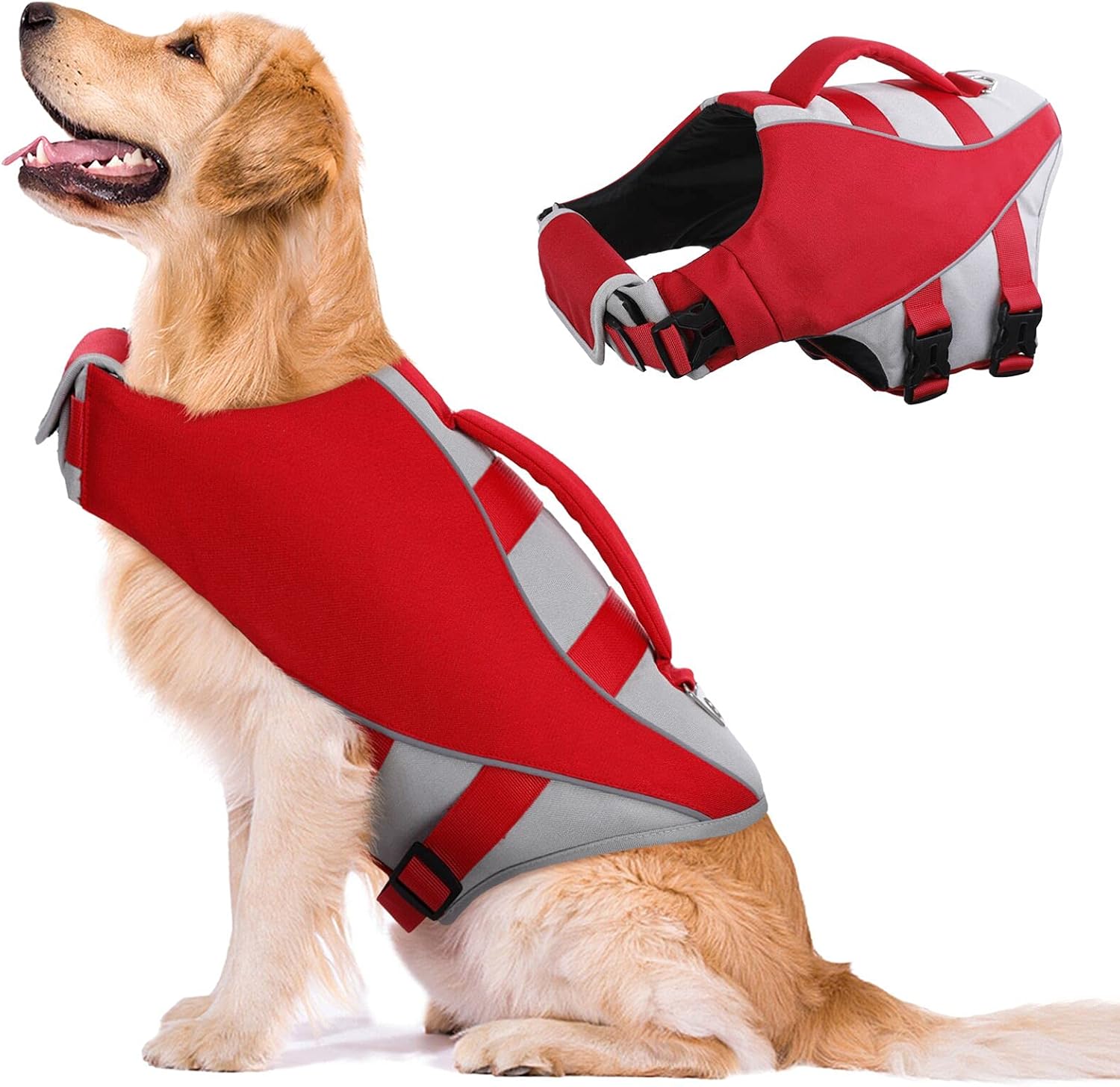 Amazon Dog Life Jacket Unique Kuoser Dog Life Jacket Adjustable Dog Life Vest with Reflective Piping