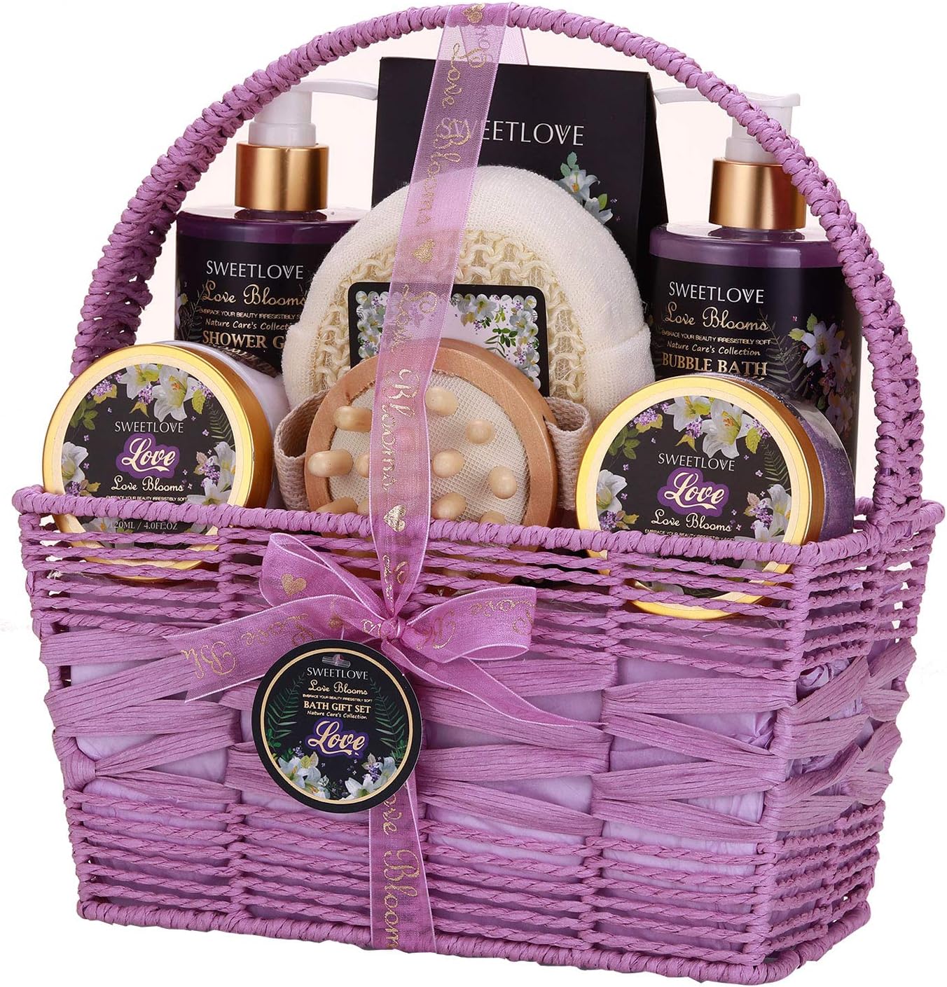 Amazon Gift Baskets for Her Lovely Sweetlove Spa Gift Basket for Women Bath and Body Gift Set for Her