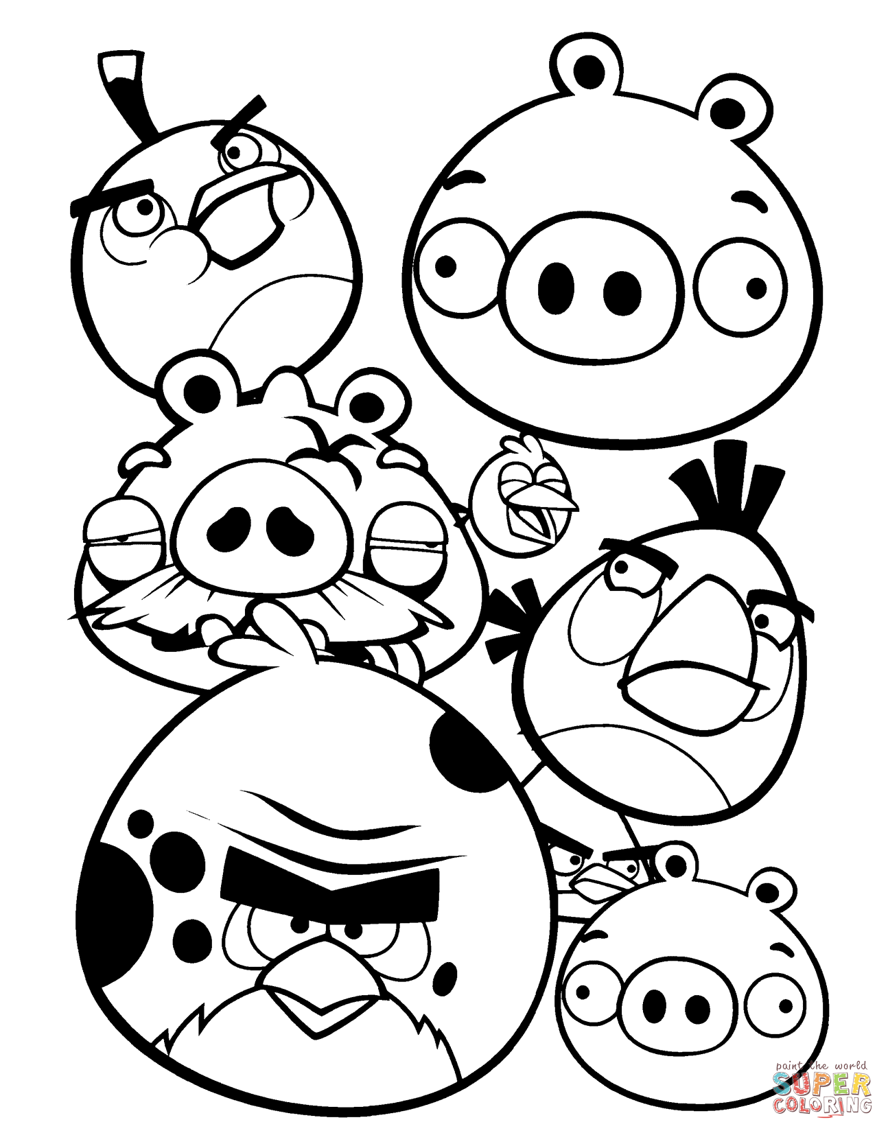 Angry Bird Coloring Pages Lovely Angry Birds Coloring Page