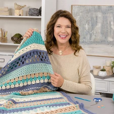 Annie&amp;#039;s Crochet Unique Annie S Crochet Striped Afghan Club Subscription Box Subboxy