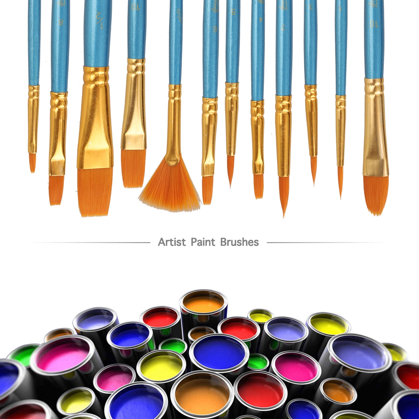 Art Paint Brushes Best Of Paint Brush Set Eeekit 12pcs Artist Brushes for Painting with Acrylic