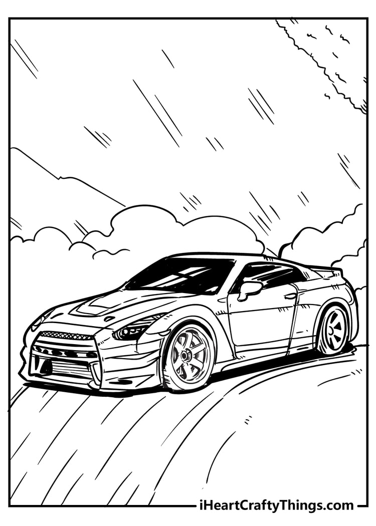 Automobile Coloring Sheets Fresh Cool Car Coloring Pages original and Free 2021