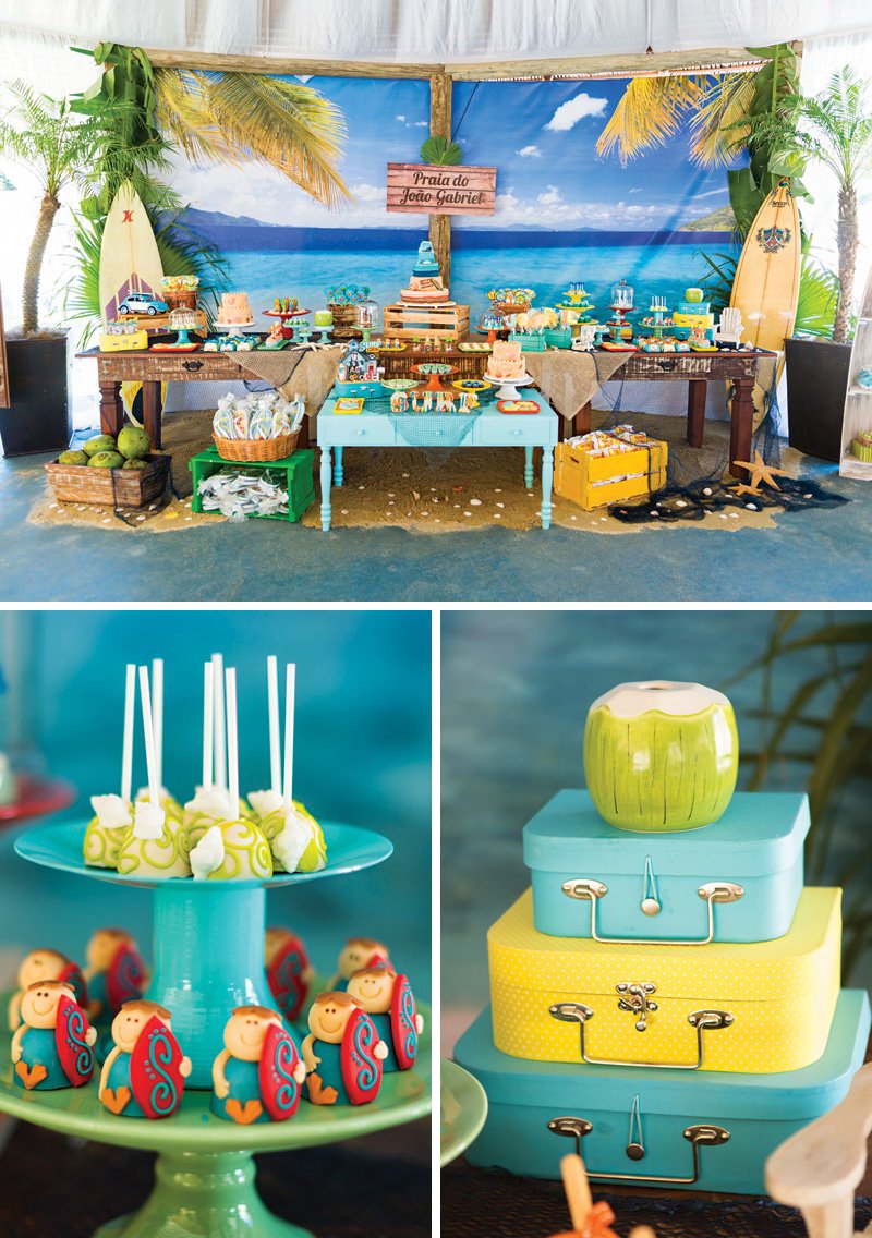 Beach Party Decoration Ideas Fresh Surf S Up Incredible island Paradise Birthday Party Hostess with