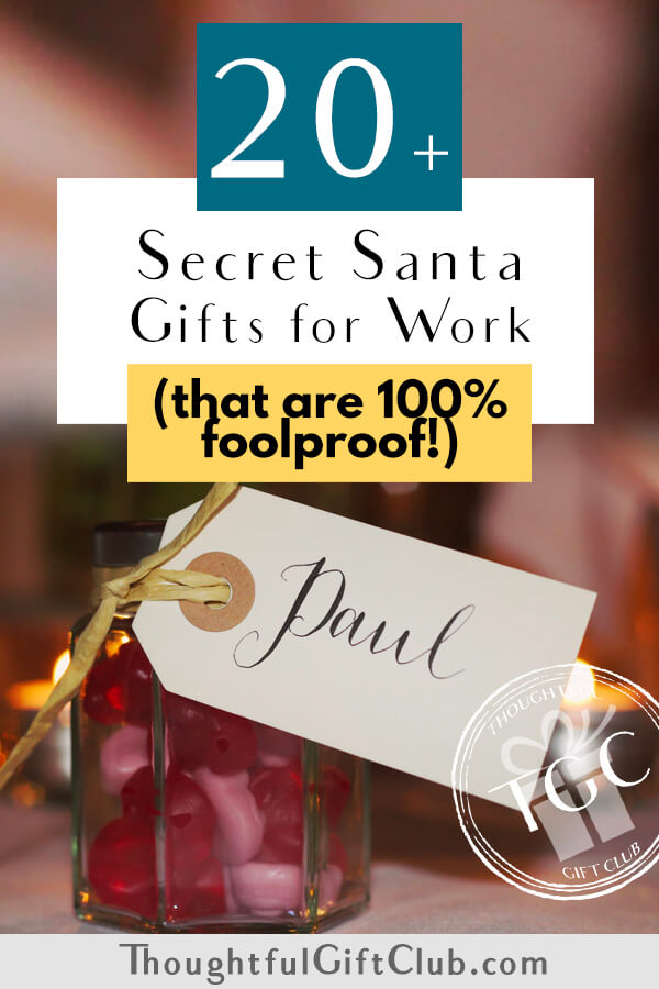 Best Gift for Secret Santa at Work New 20 Perfect Secret Santa Ideas for Work that Everyone Will Love [2022 ]