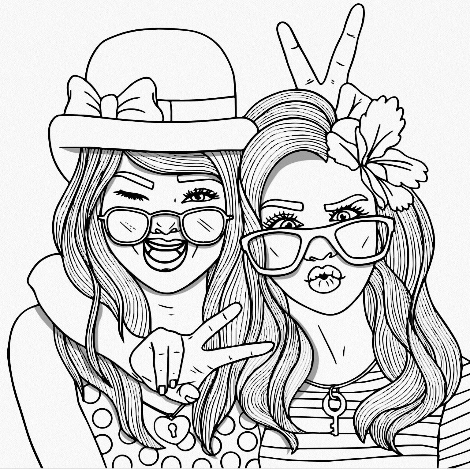 Bff Coloring Pages Printable Inspirational Bff Coloring Pages at Getcolorings