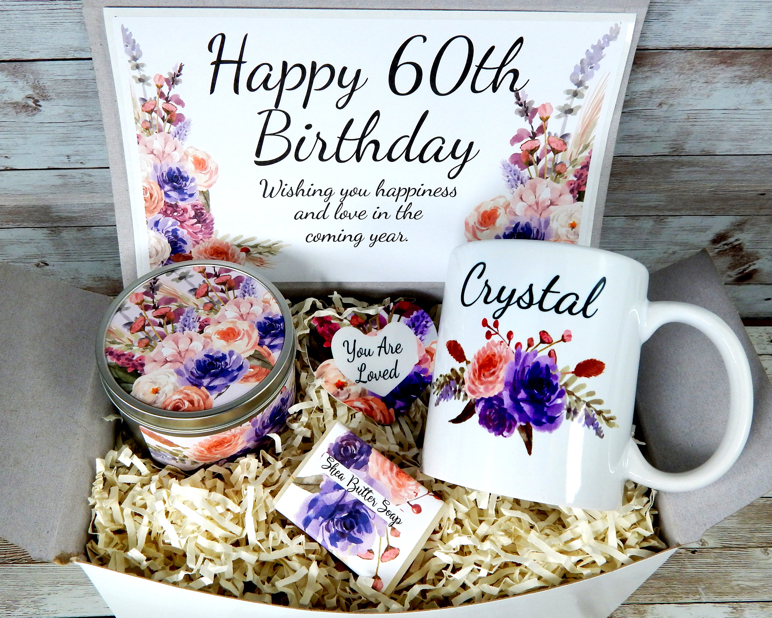 Birthday Gift Ideas for 60th Birthday Awesome 60th Birthday Gift Idea Gift Basket for Her 60th Grandmas