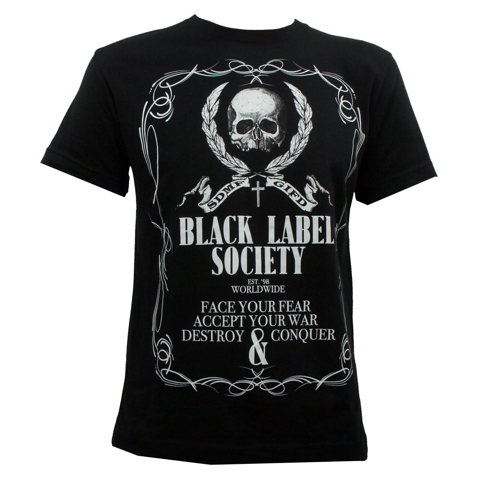 Black Label society Shirt Lovely Black Label society T Shirt Linework Crest Merch2rock Alternative