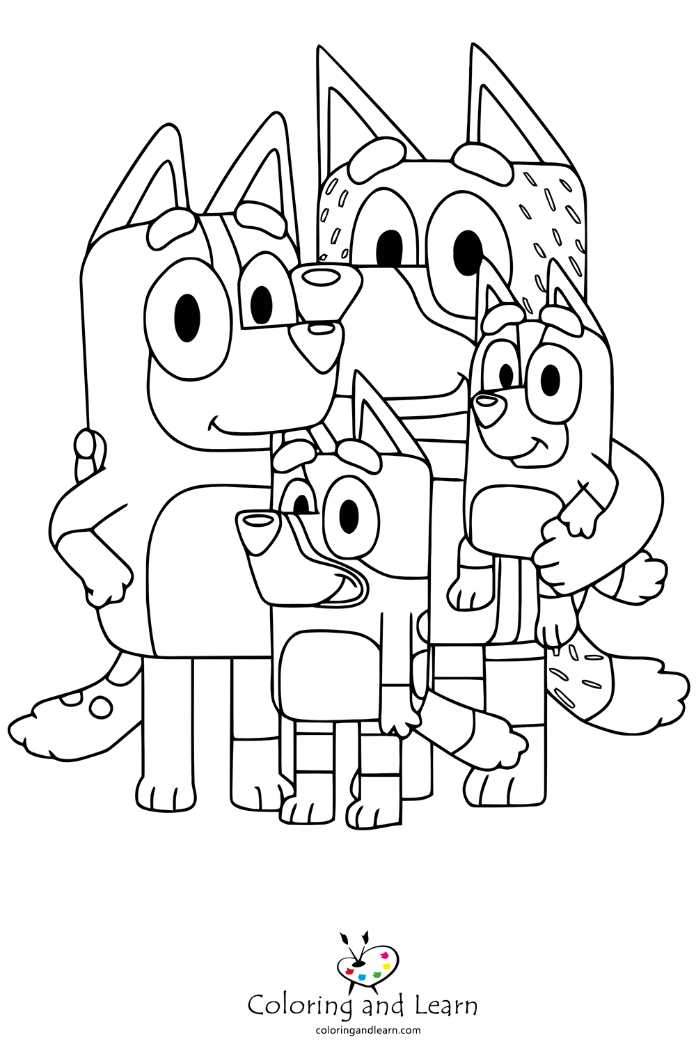 Bluey Colouring Page New Bluey Coloring Pages Free 2024 Coloring and Learn