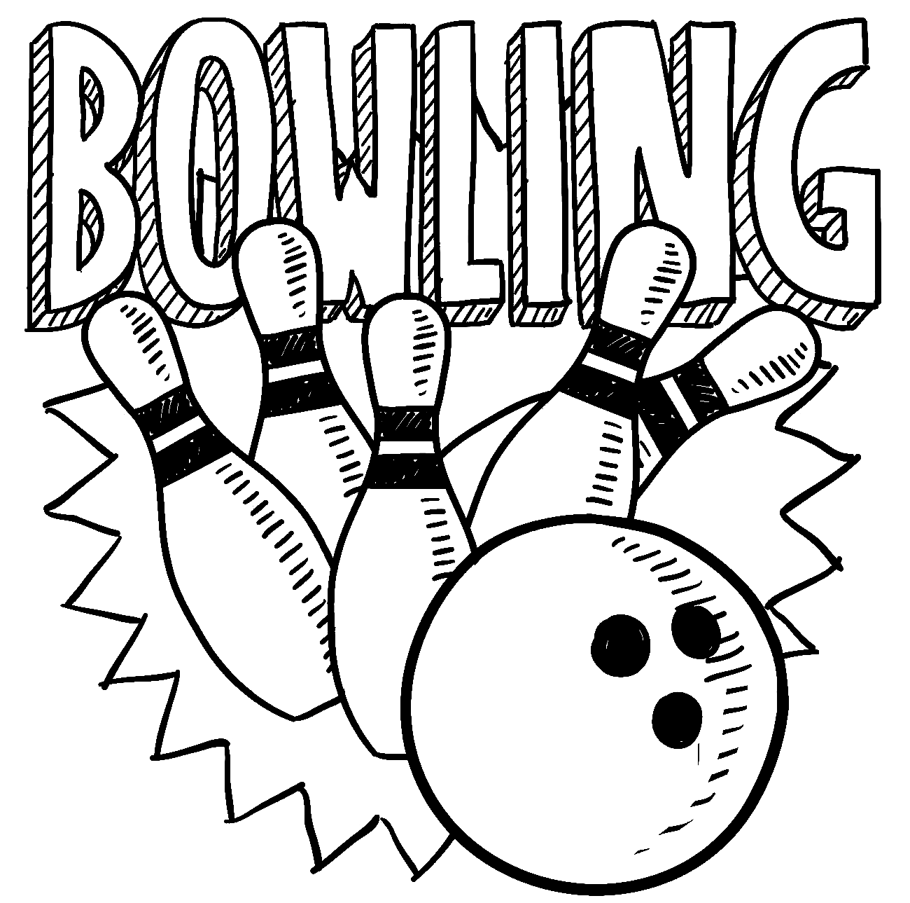 Bowling Coloring Pages Luxury Bowling Alley Coloring Pages