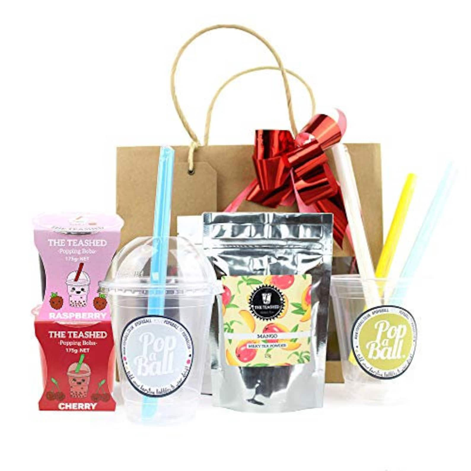 Bubble Tea Gift Set Inspirational Bubble Tea Kit Gift Set Popping Boba Bubble Tea Powder