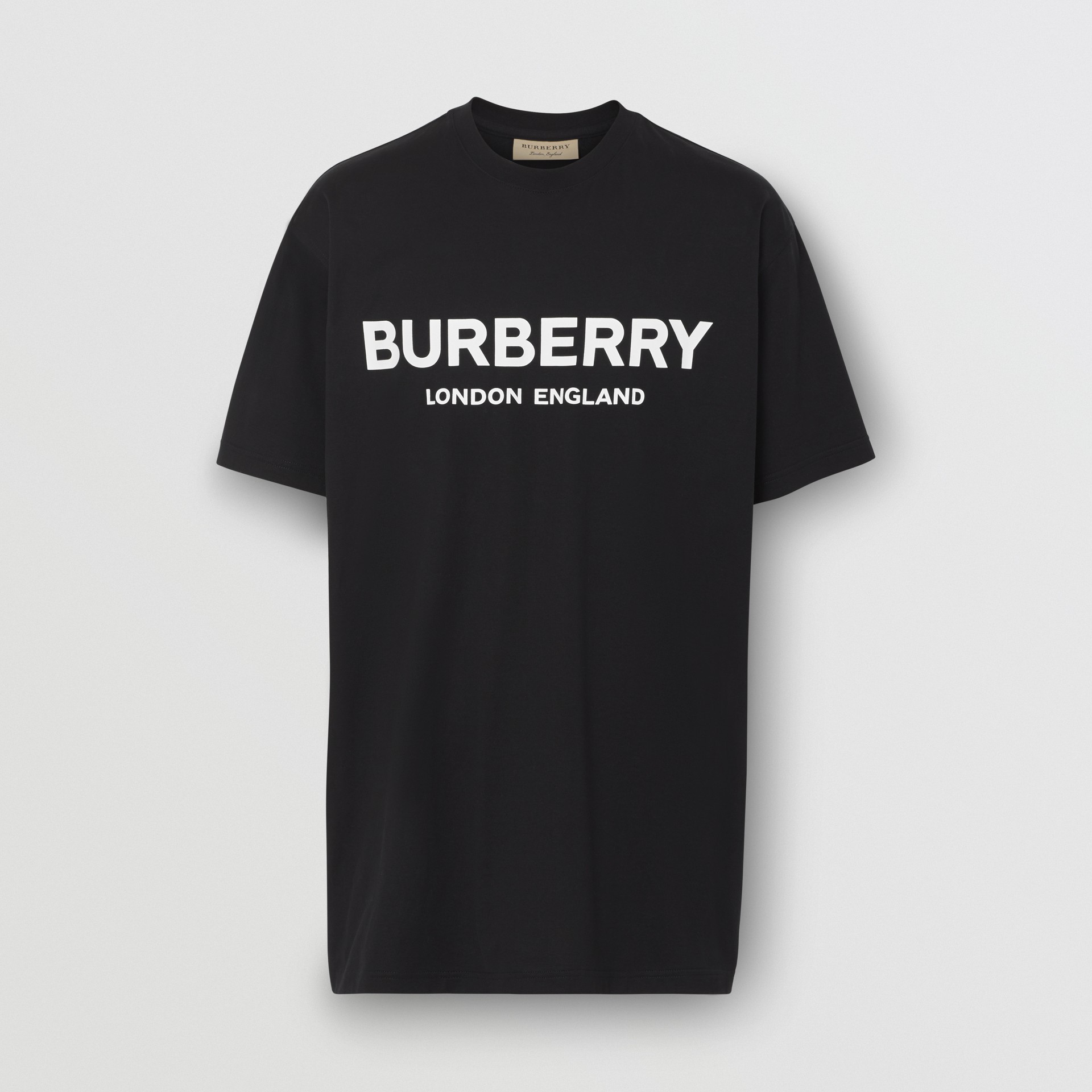 Burberry T Shirts for Men Fresh Logo Print Cotton T Shirt In Black Men