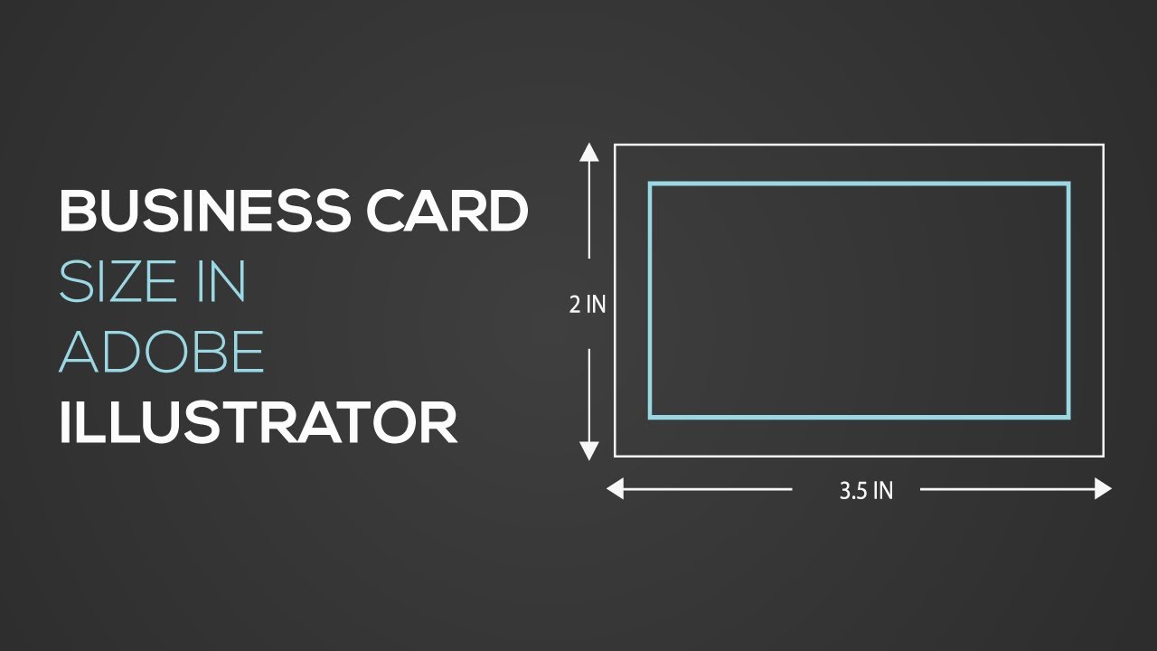 Business Card Size Ai Unique Business Card Size In Adobe Illustrator